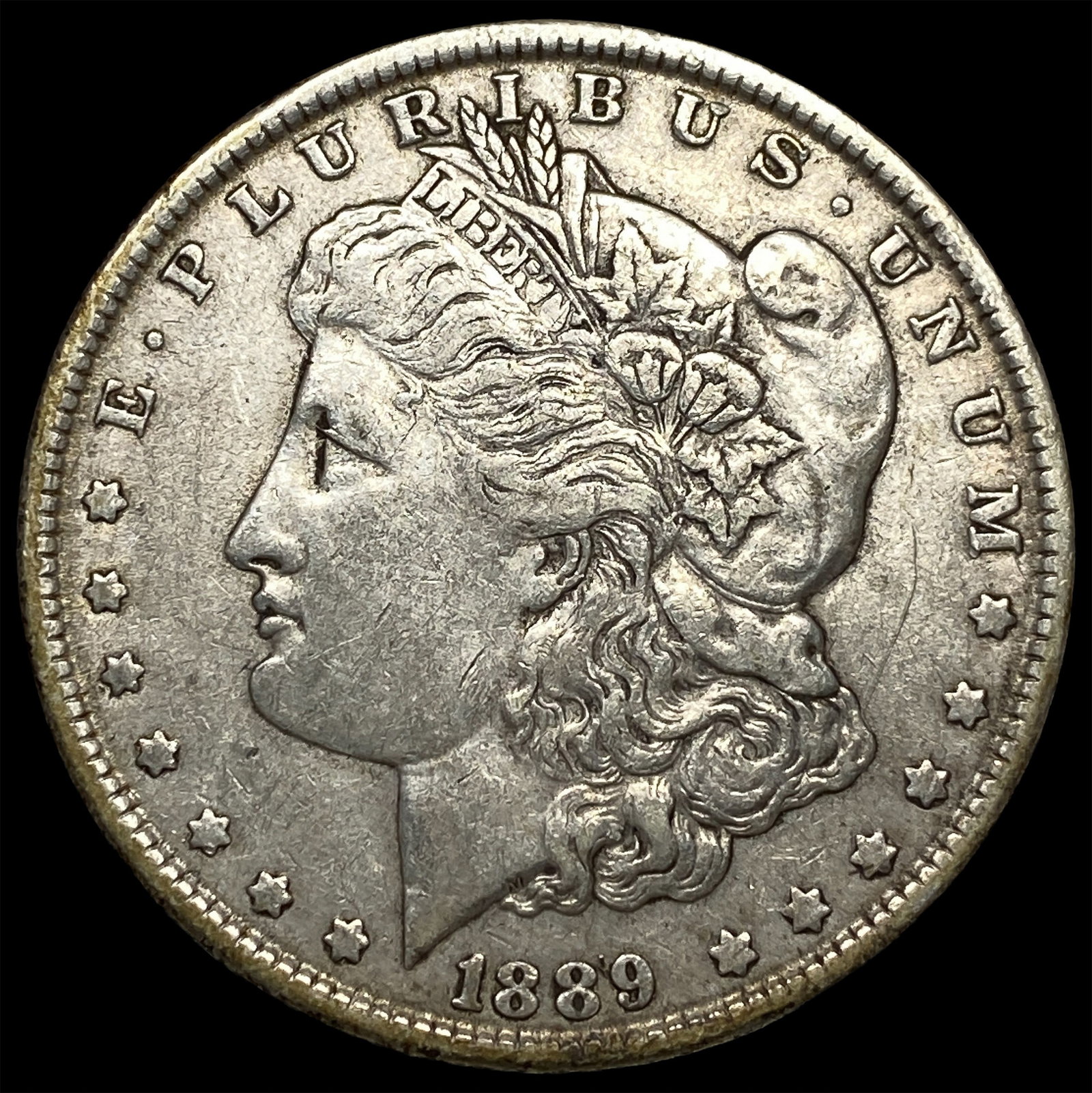 1889 Morgan Silver Dollar LIGHTLY CIRCULATED: 1889 Morgan Silver Dollar LIGHTLY CIRCULATED