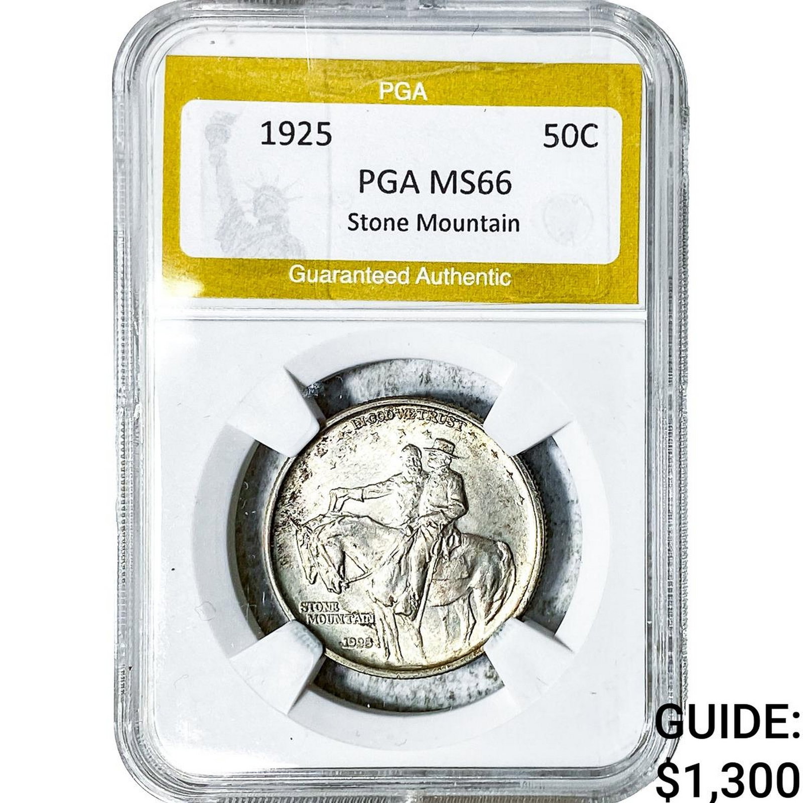 1925 Stone Mountain Half Dollar PGA MS66 (1 of 2)