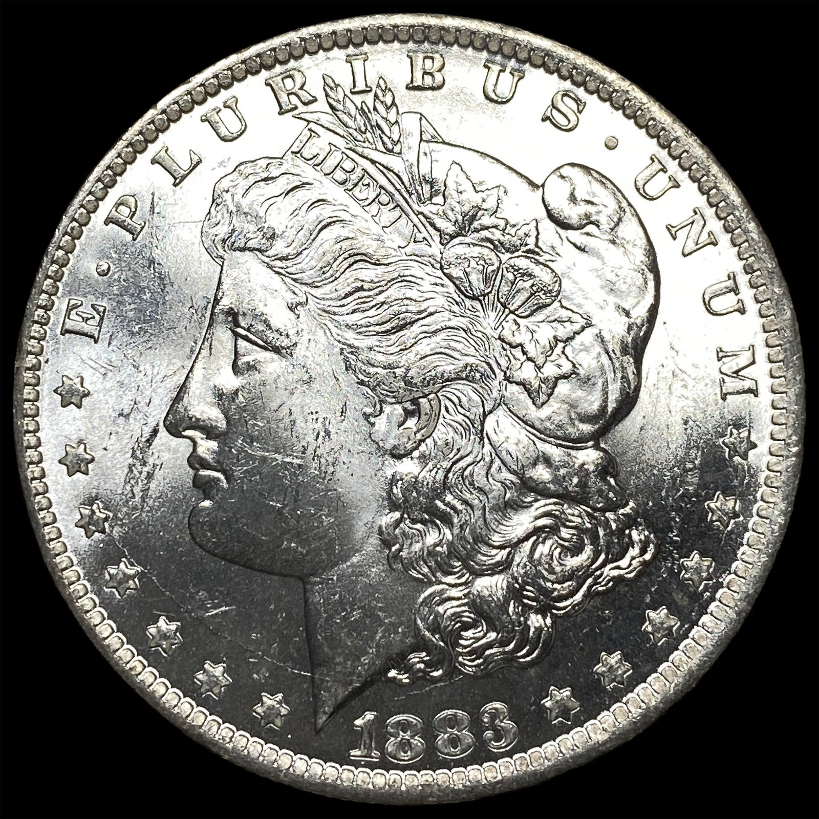 1883-S Silver Morgan Dollar CHOICE BU (1 of 2)