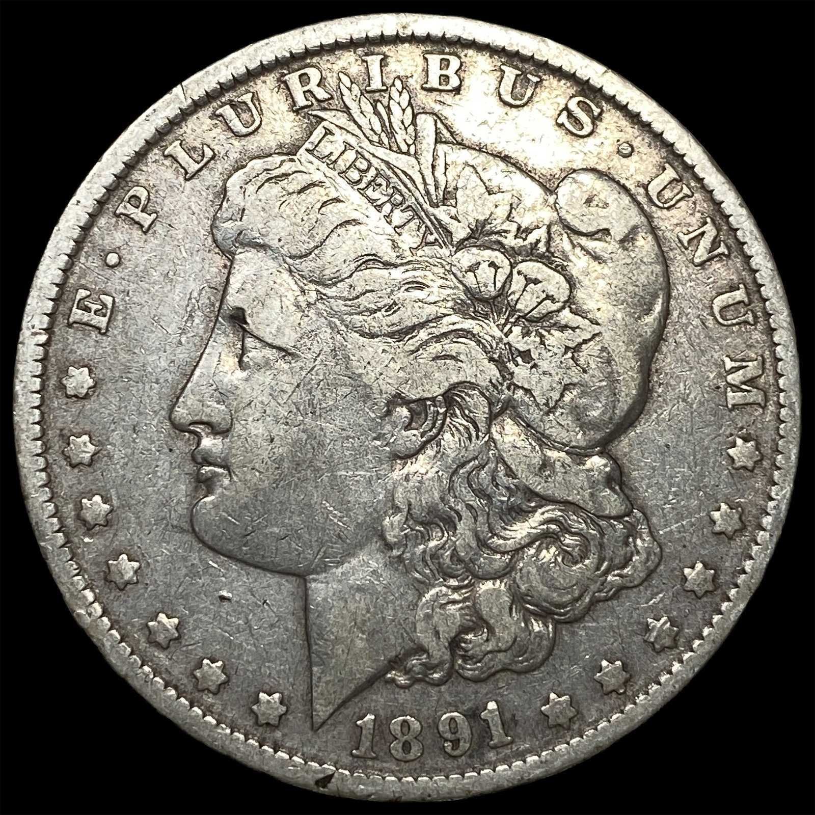 1891-O Silver Morgan Dollar LIGHTLY CIRCULATED: 1891-O Silver Morgan Dollar LIGHTLY CIRCULATED