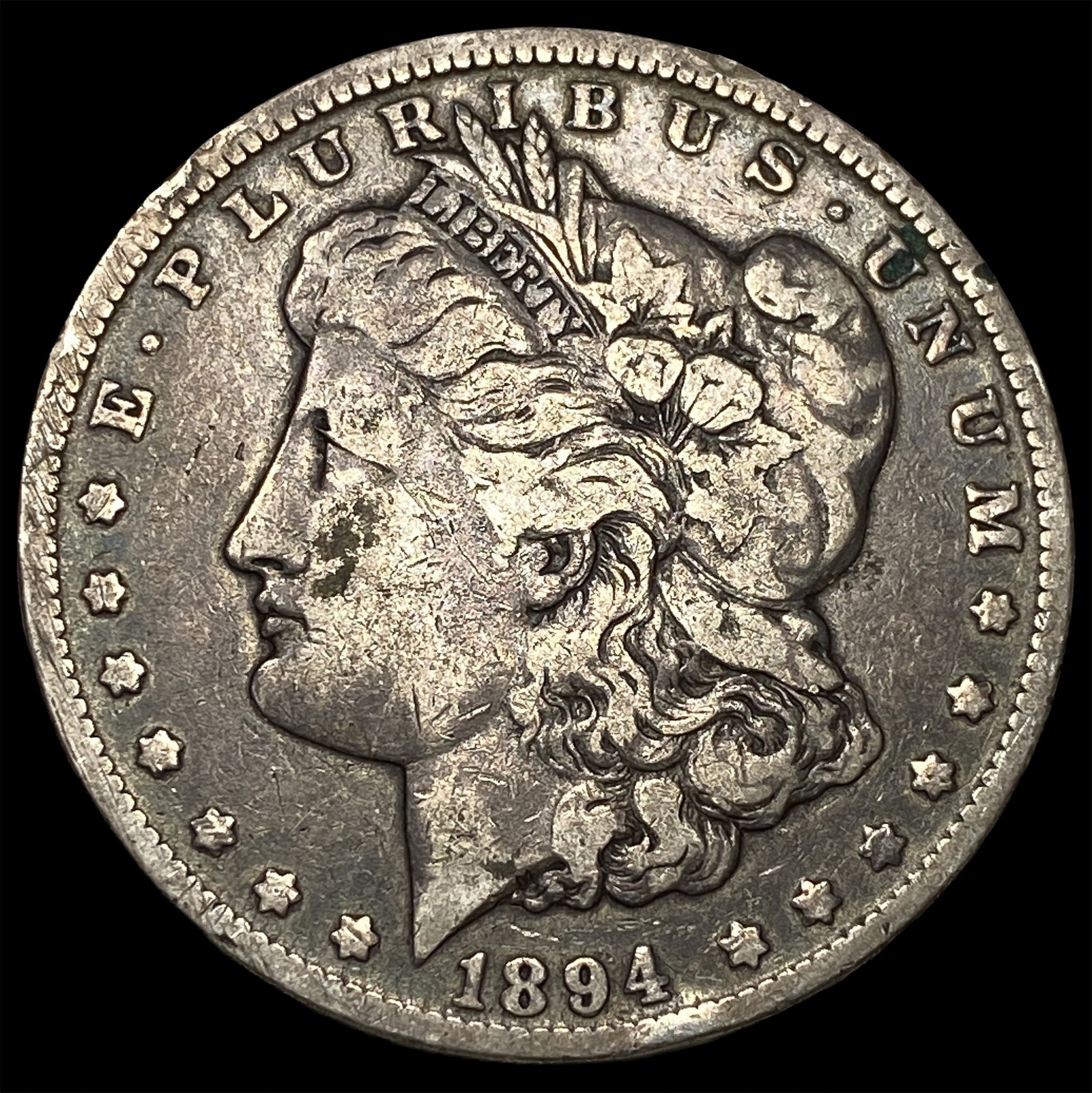 1894 Silver Morgan Dollar LIGHTLY CIRCULATED: 1894 Silver Morgan Dollar LIGHTLY CIRCULATED