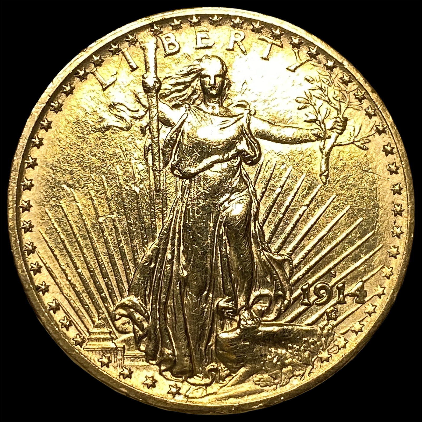 1914 $20 Saint-Gaudens Double Eagle UNCIRCULATED (1 of 2)