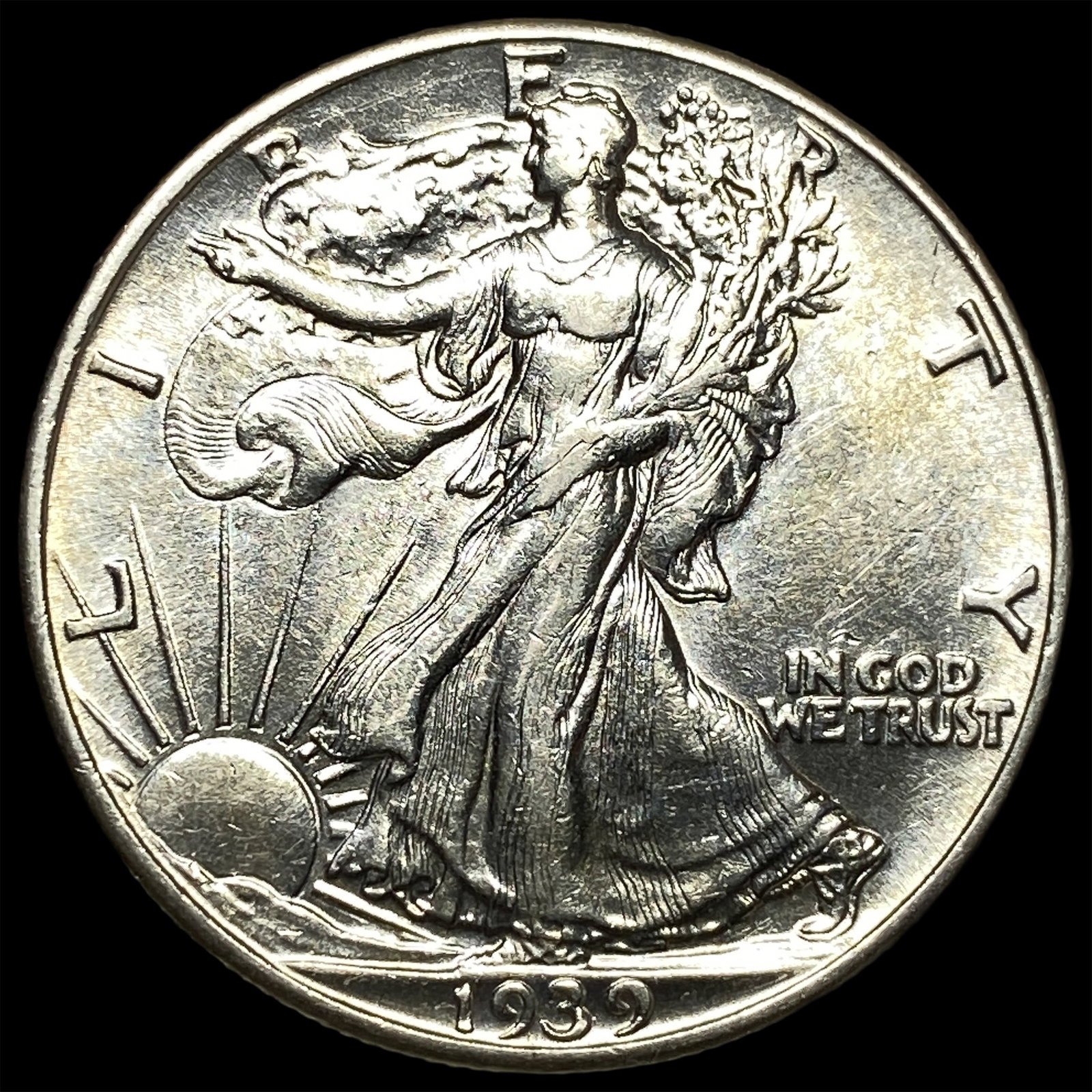 1939-S Silver Walking Liberty Half Dollar UNCIRCULATED: 1939-S Silver Walking Liberty Half Dollar UNCIRCULATED