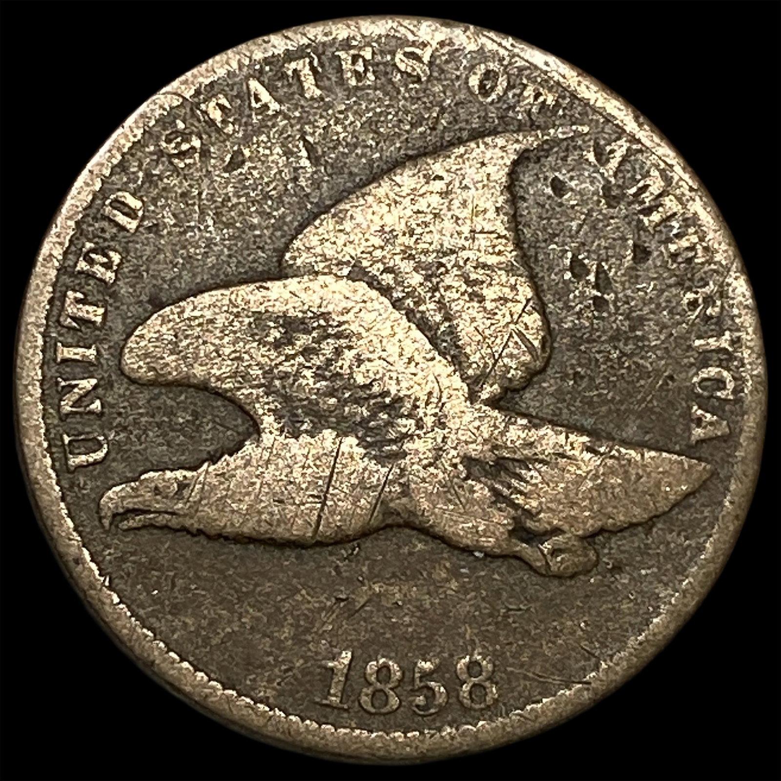 1858 Flying Eagle Cent LIGHTLY CIRCULATED (1 of 2)