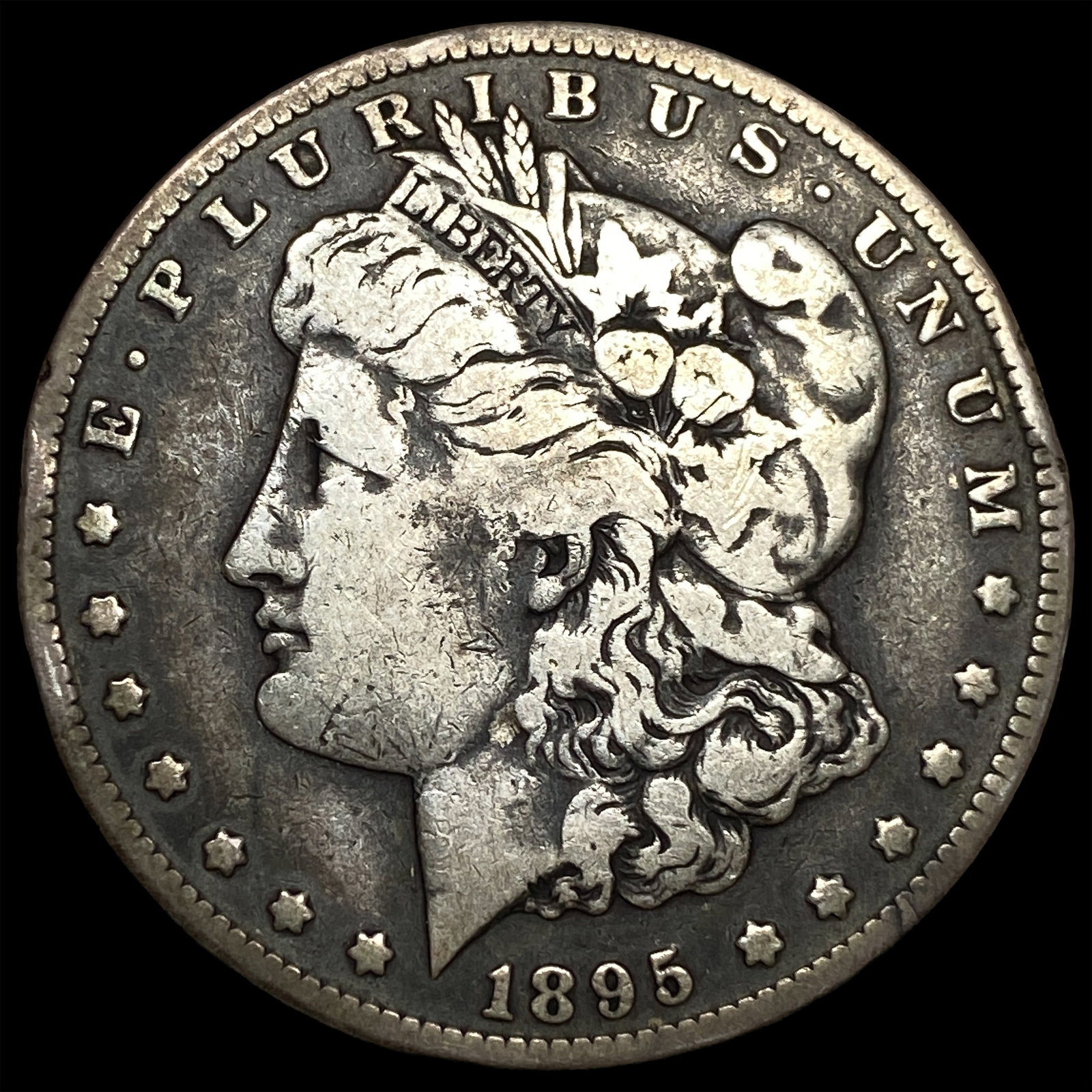 1895-S Silver Morgan Dollar LIGHTLY CIRCULATED (1 of 2)