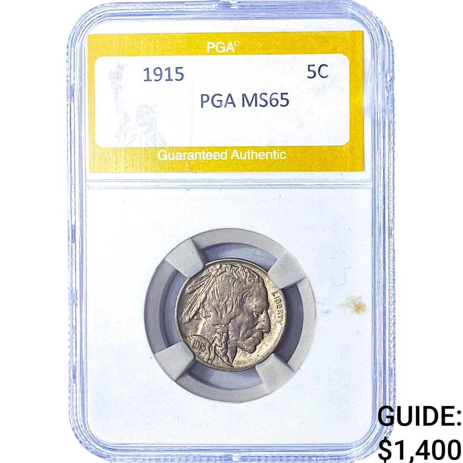 1915 Buffalo Nickel PGA MS65 (1 of 2)