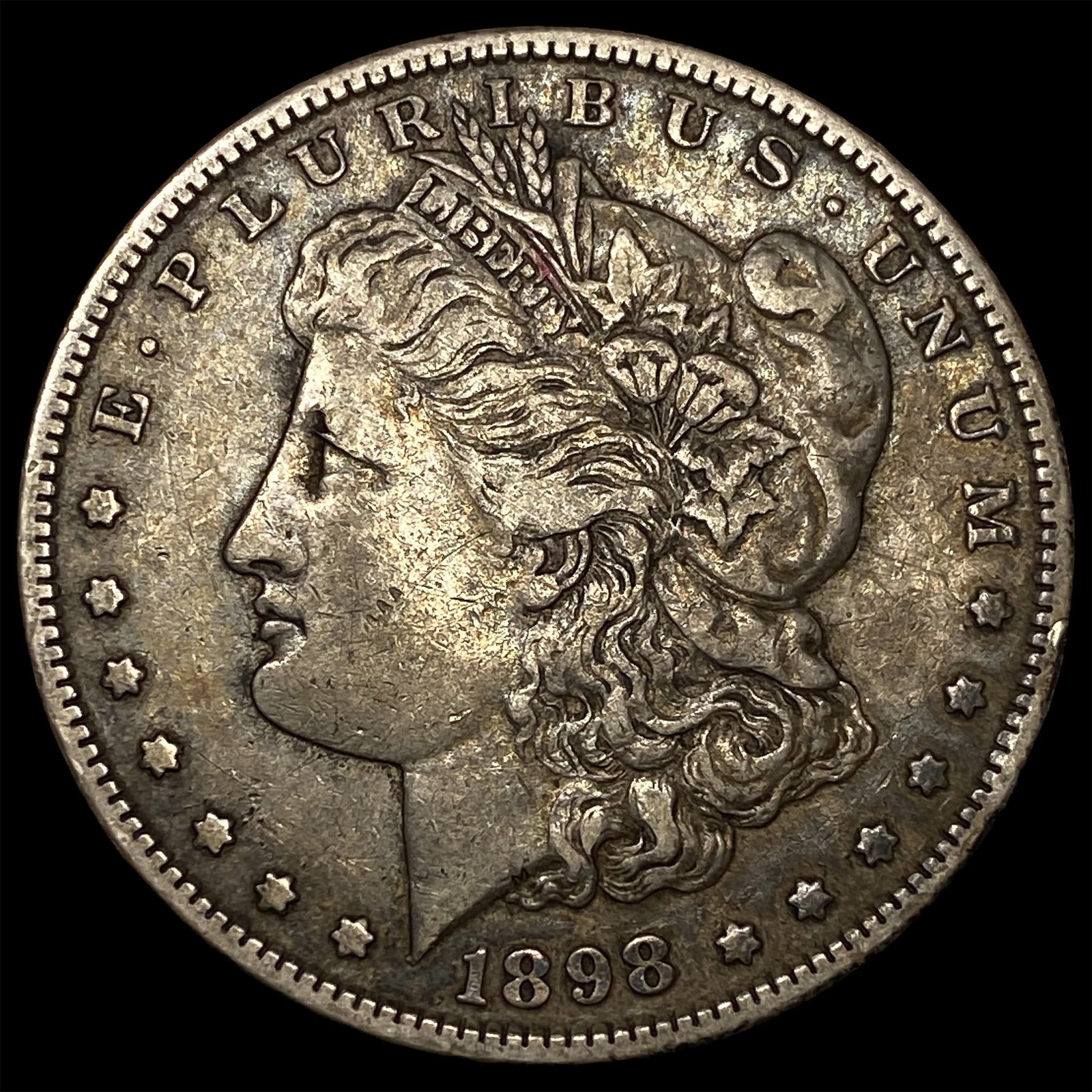 1898-S Silver Morgan Dollar CLOSELY UNCIRCULATED (1 of 2)