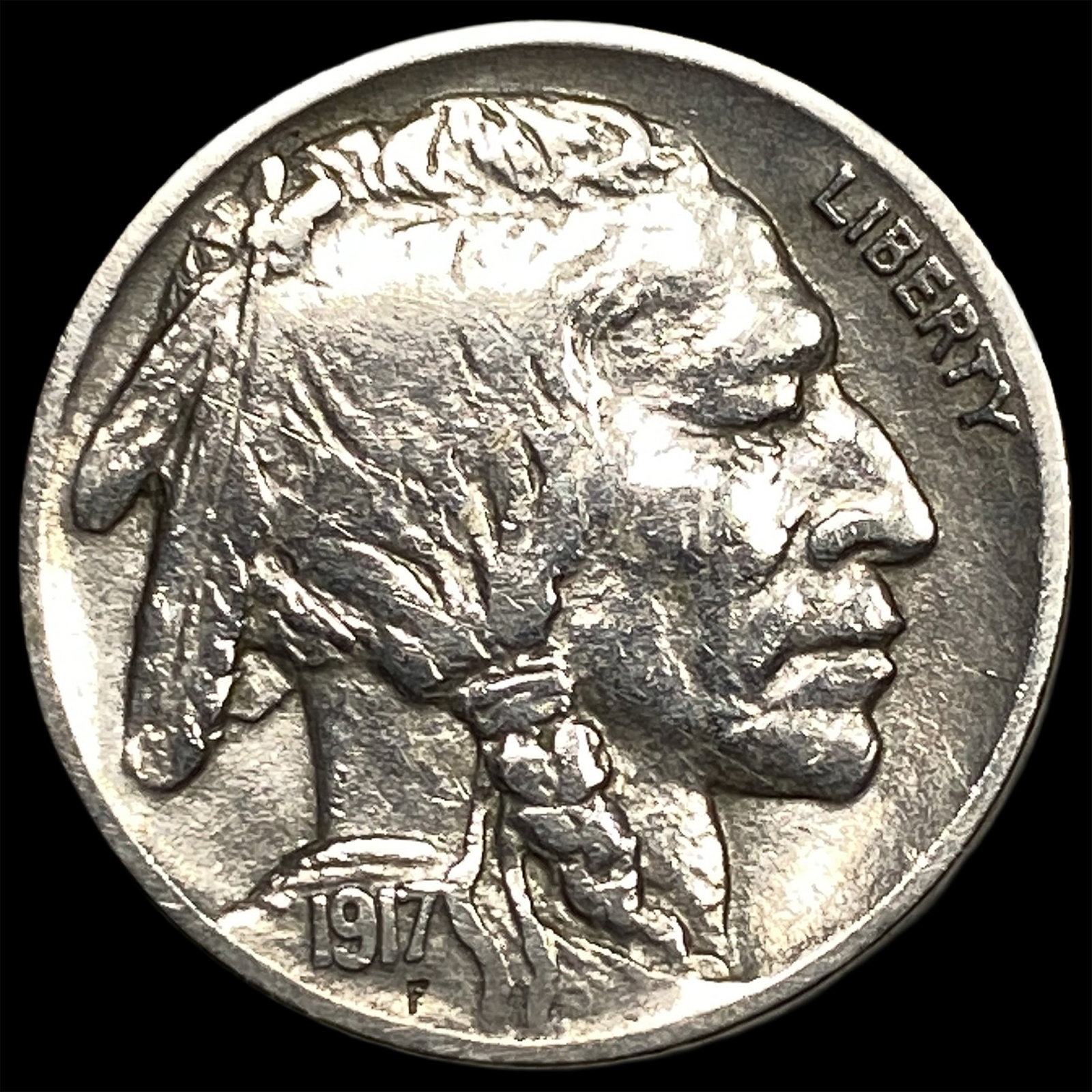 1917-D Buffalo Nickel CLOSELY UNCIRCULATED: 1917-D Buffalo Nickel CLOSELY UNCIRCULATED