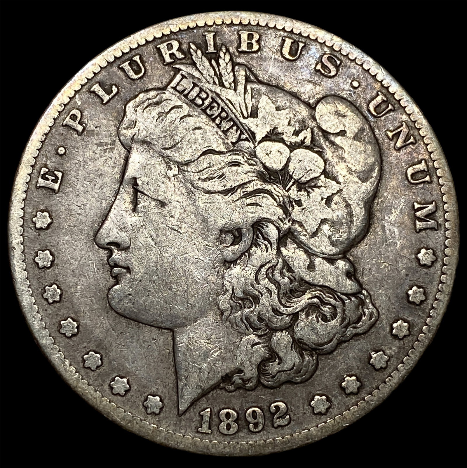 1892-S Silver Morgan Dollar LIGHTLY CIRCULATED: 1892-S Silver Morgan Dollar LIGHTLY CIRCULATED