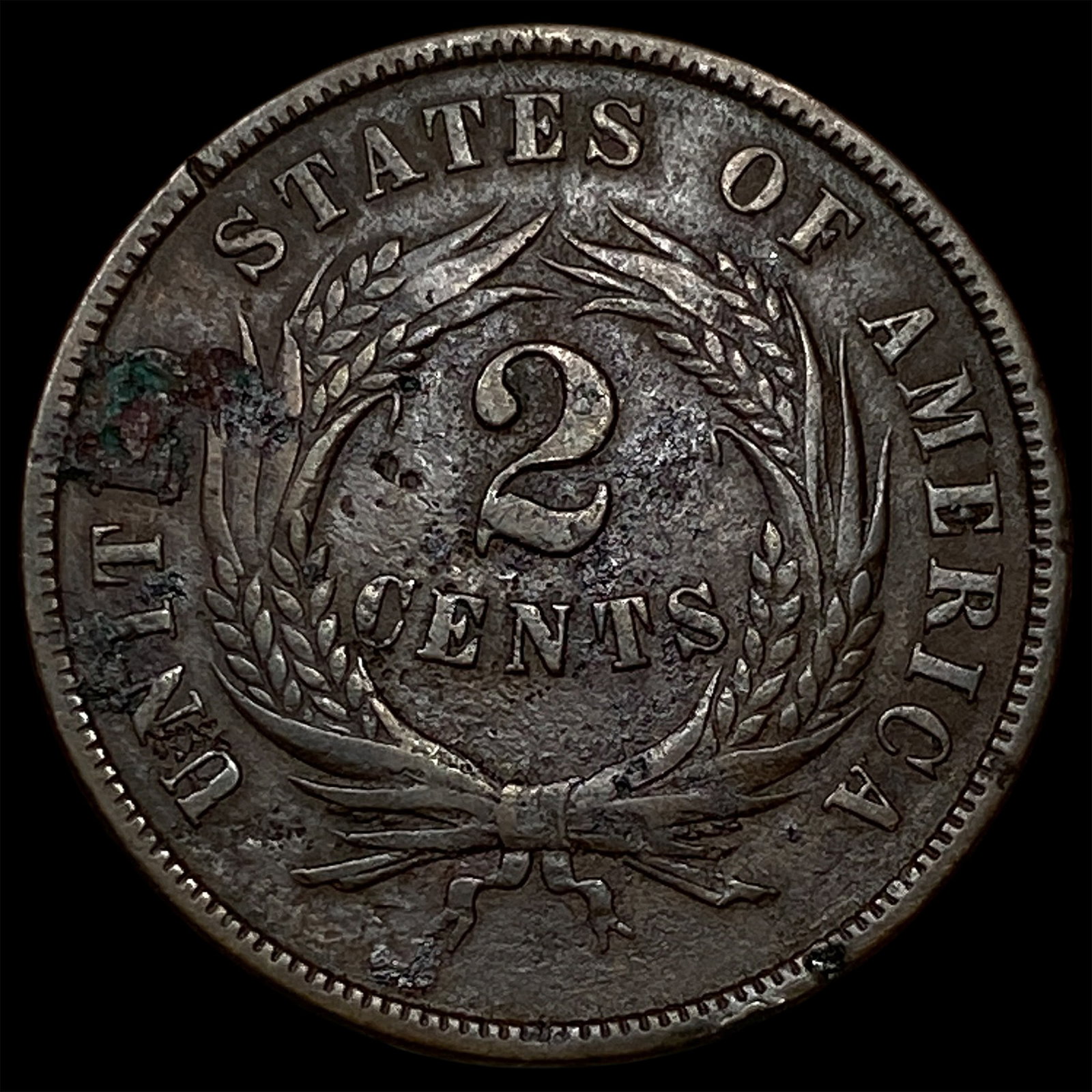 1864 Two-Cent Piece CLOSELY UNCIRCULATED - 2