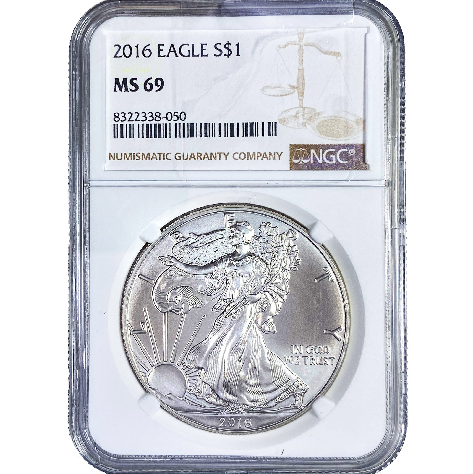 2016 Silver Eagle NGC MS69 (1 of 2)