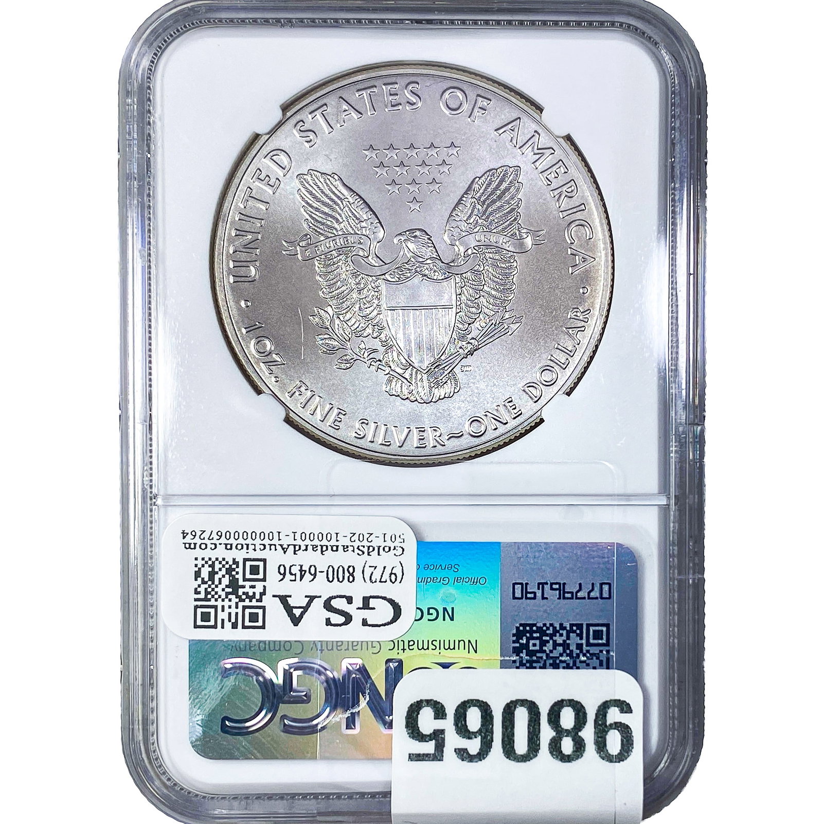 2016 Silver Eagle NGC MS69 - 2