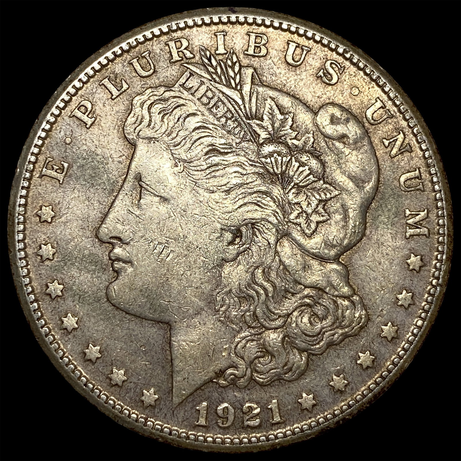 1921-S Silver Morgan Dollar NEARLY UNCIRCULATED: 1921-S Silver Morgan Dollar NEARLY UNCIRCULATED
