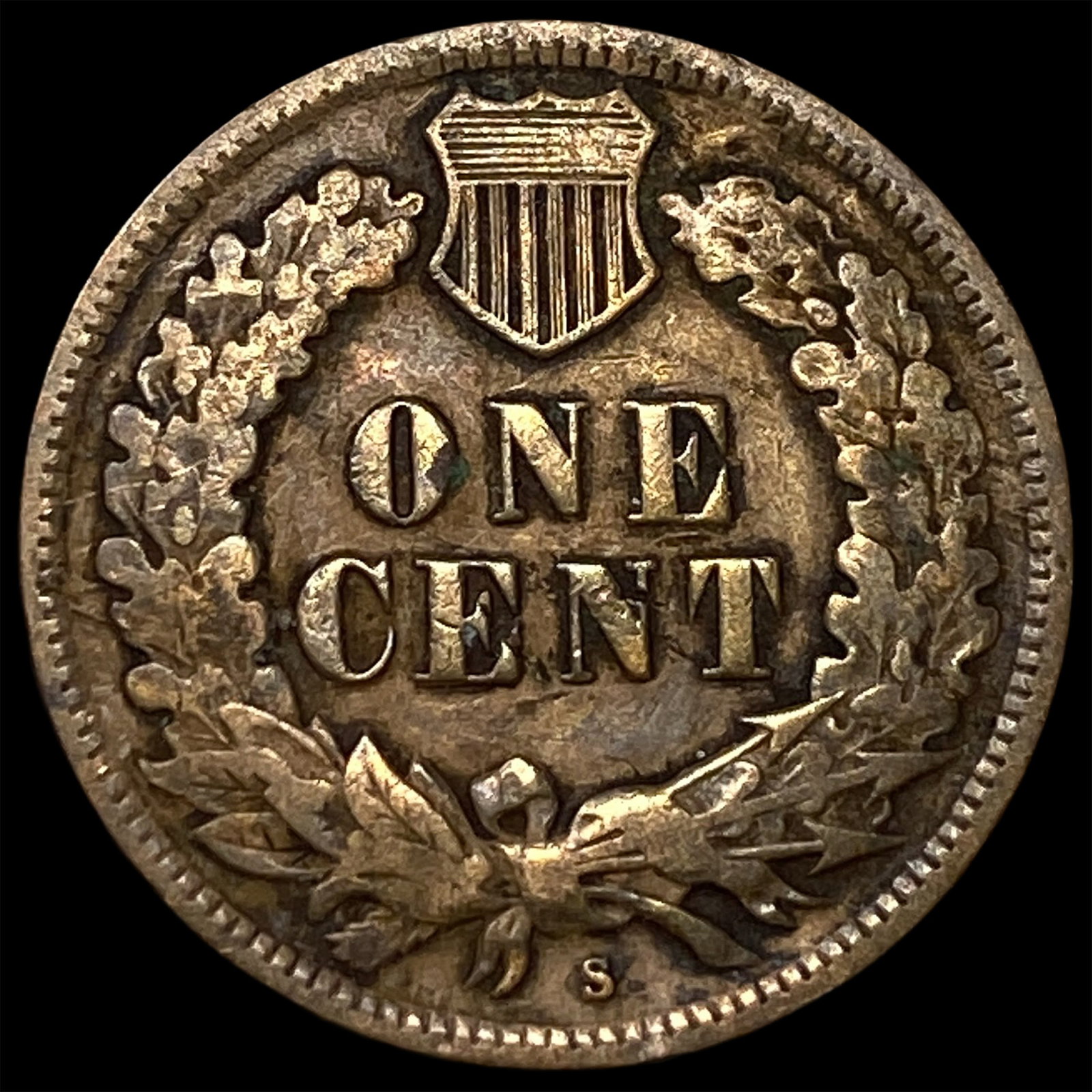 1908-S Indian Head Cent LIGHTLY CIRCULATED - 2