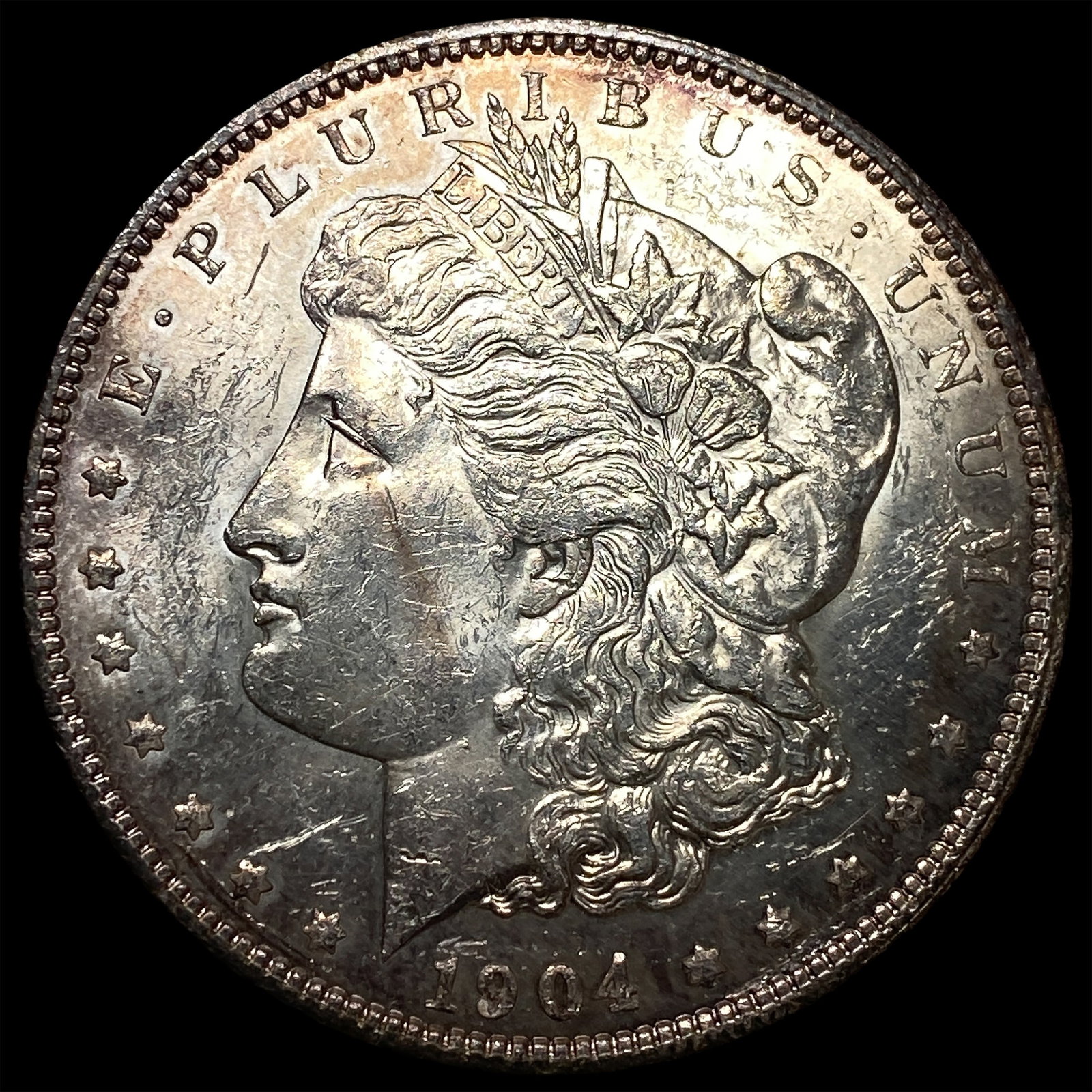 1904-O Silver Morgan Dollar CHOICE BU: 1904-O Silver Morgan Dollar CHOICE BU