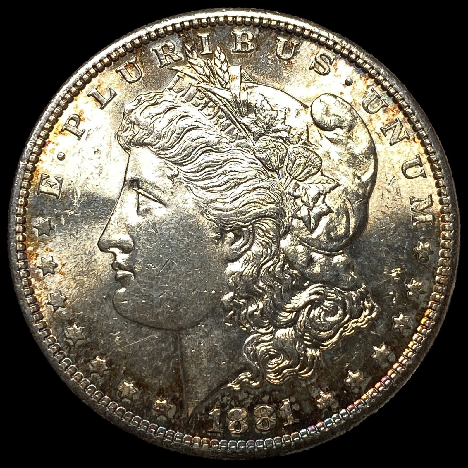 1881-S Silver Morgan Dollar CHOICE BU (1 of 2)