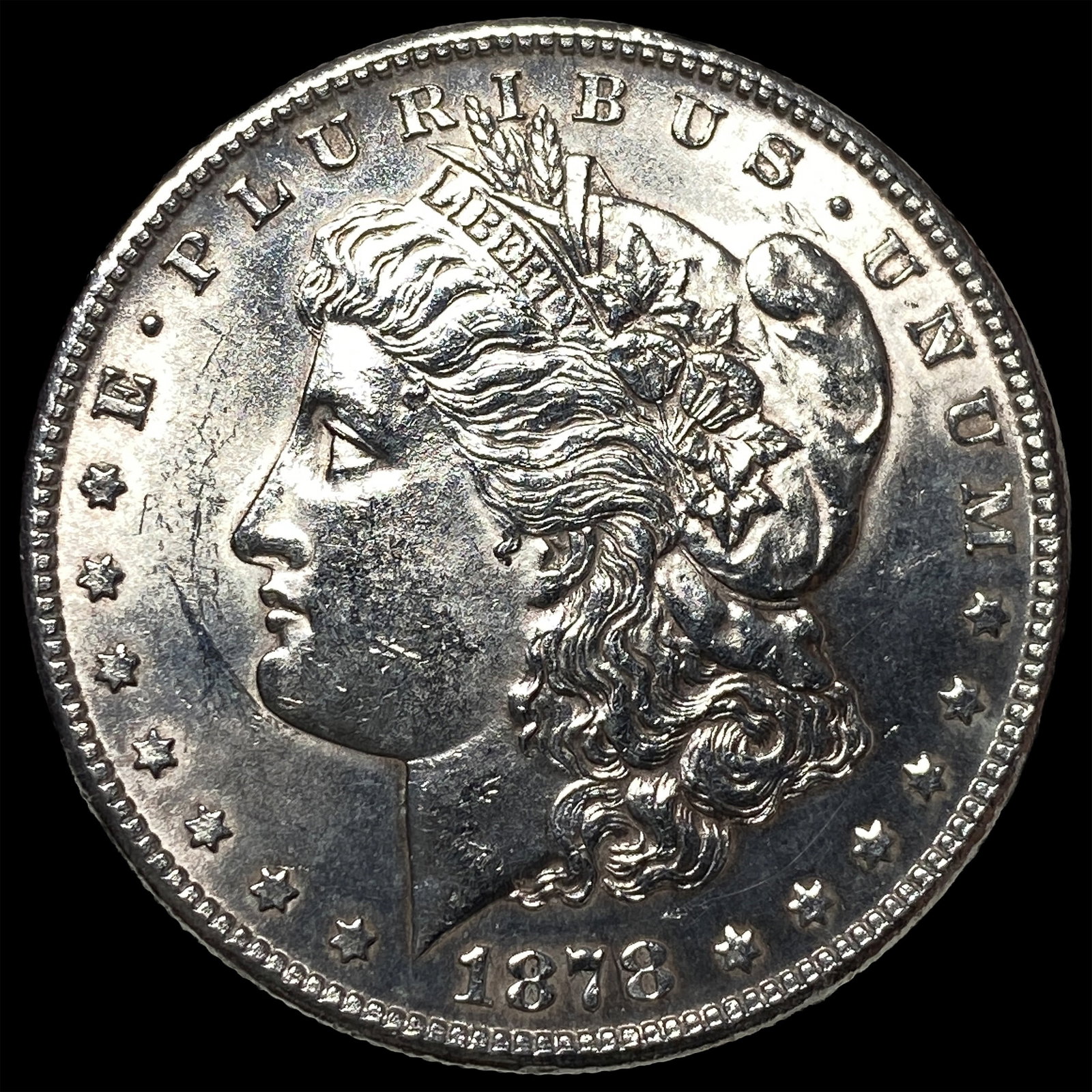 1878-S Silver Morgan Dollar CHOICE BU: 1878-S Silver Morgan Dollar CHOICE BU