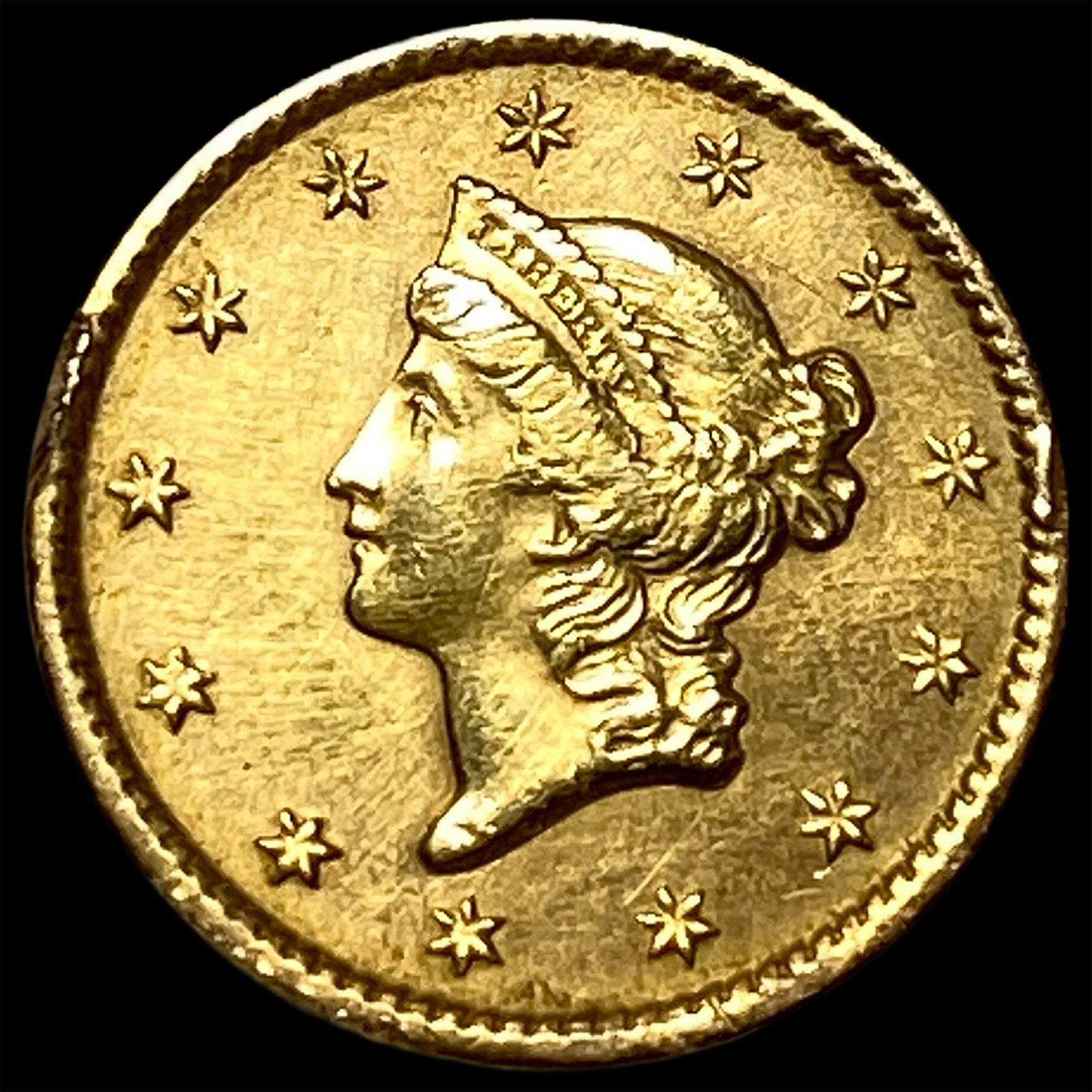 1850 Gold $1 Type 1 CLOSELY UNCIRCULATED (1 of 2)