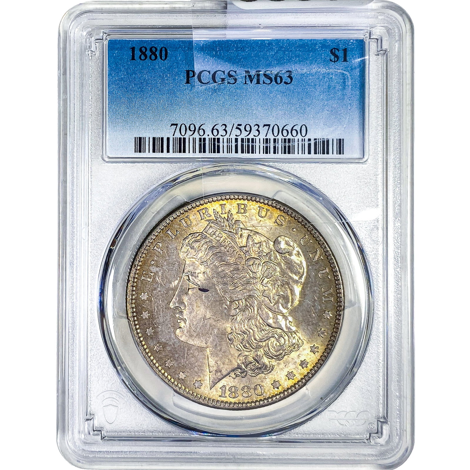 1880 Morgan Silver Dollar PCGS MS63: 1880 Morgan Silver Dollar PCGS MS63