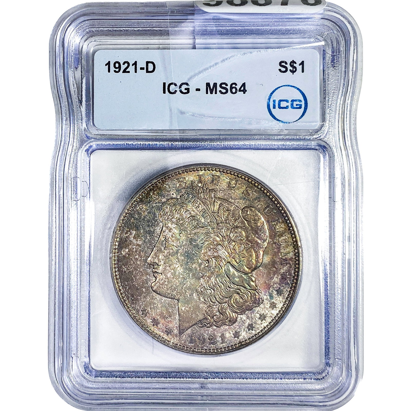 1921-D Morgan Silver Dollar ICG MS64 (1 of 2)