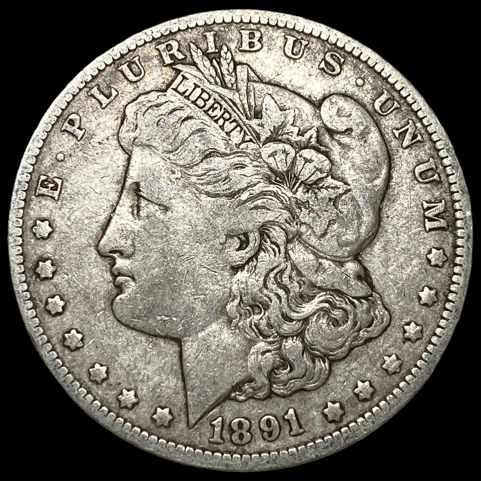 1891-O Silver Morgan Dollar LIGHTLY CIRCULATED: 1891-O Silver Morgan Dollar LIGHTLY CIRCULATED