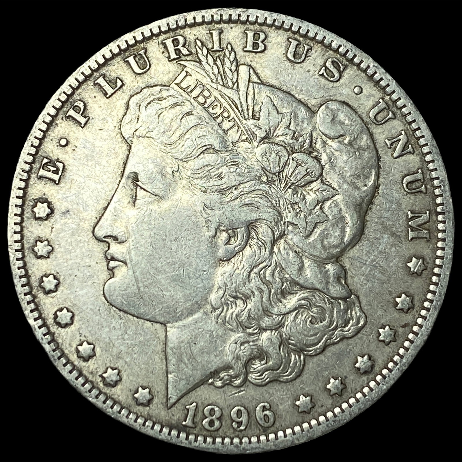 1896-O Silver Morgan Dollar NEARLY UNCIRCULATED: 1896-O Silver Morgan Dollar NEARLY UNCIRCULATED