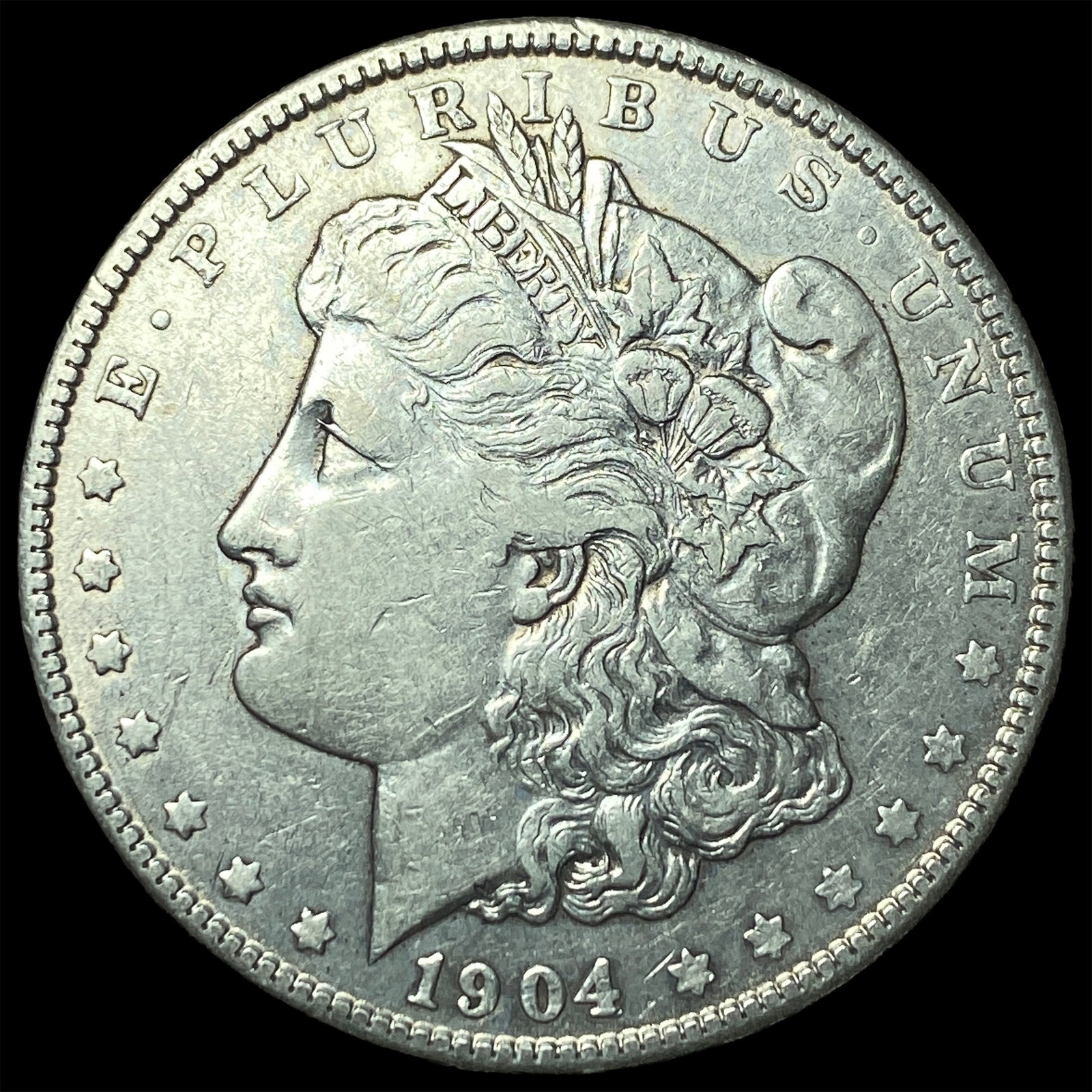 1904-S Silver Morgan Dollar CLOSELY UNCIRCULATED: 1904-S Silver Morgan Dollar CLOSELY UNCIRCULATED