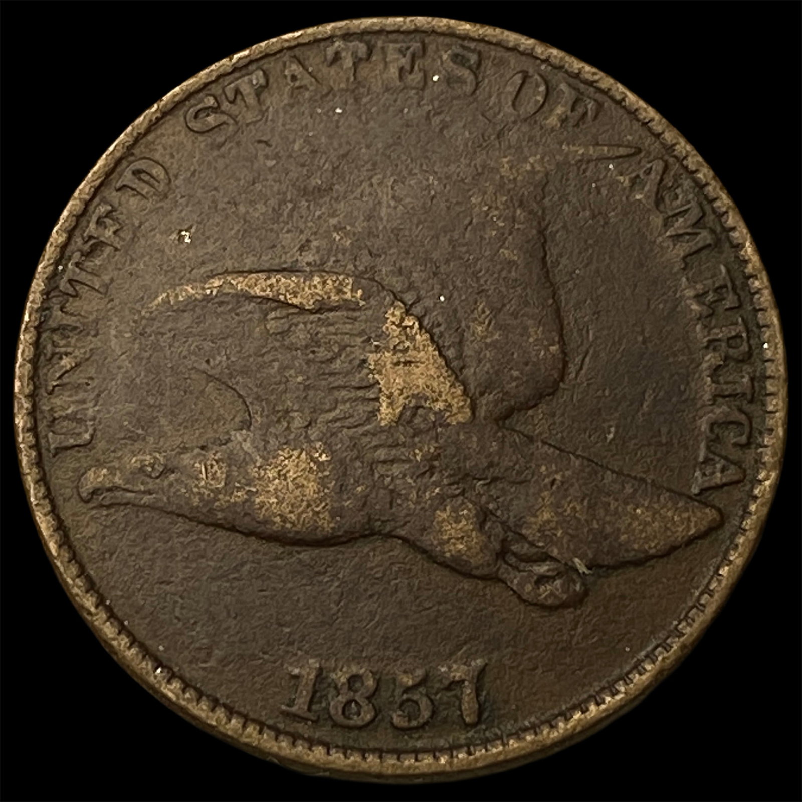 1857 Flying Eagle Cent LIGHTLY CIRCULATED (1 of 2)