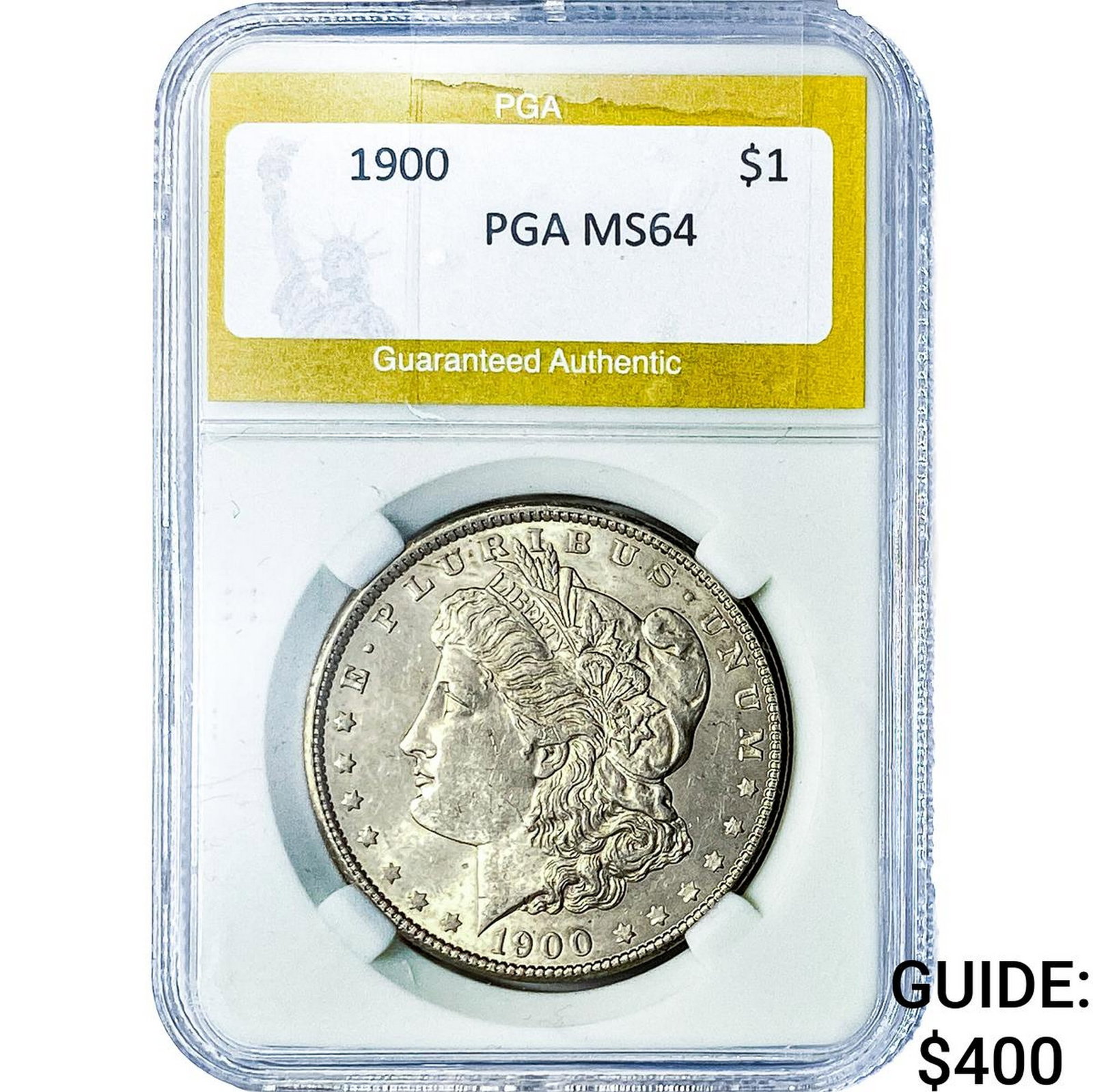 1900 Morgan Silver Dollar PGA MS64: 1900 Morgan Silver Dollar PGA MS64