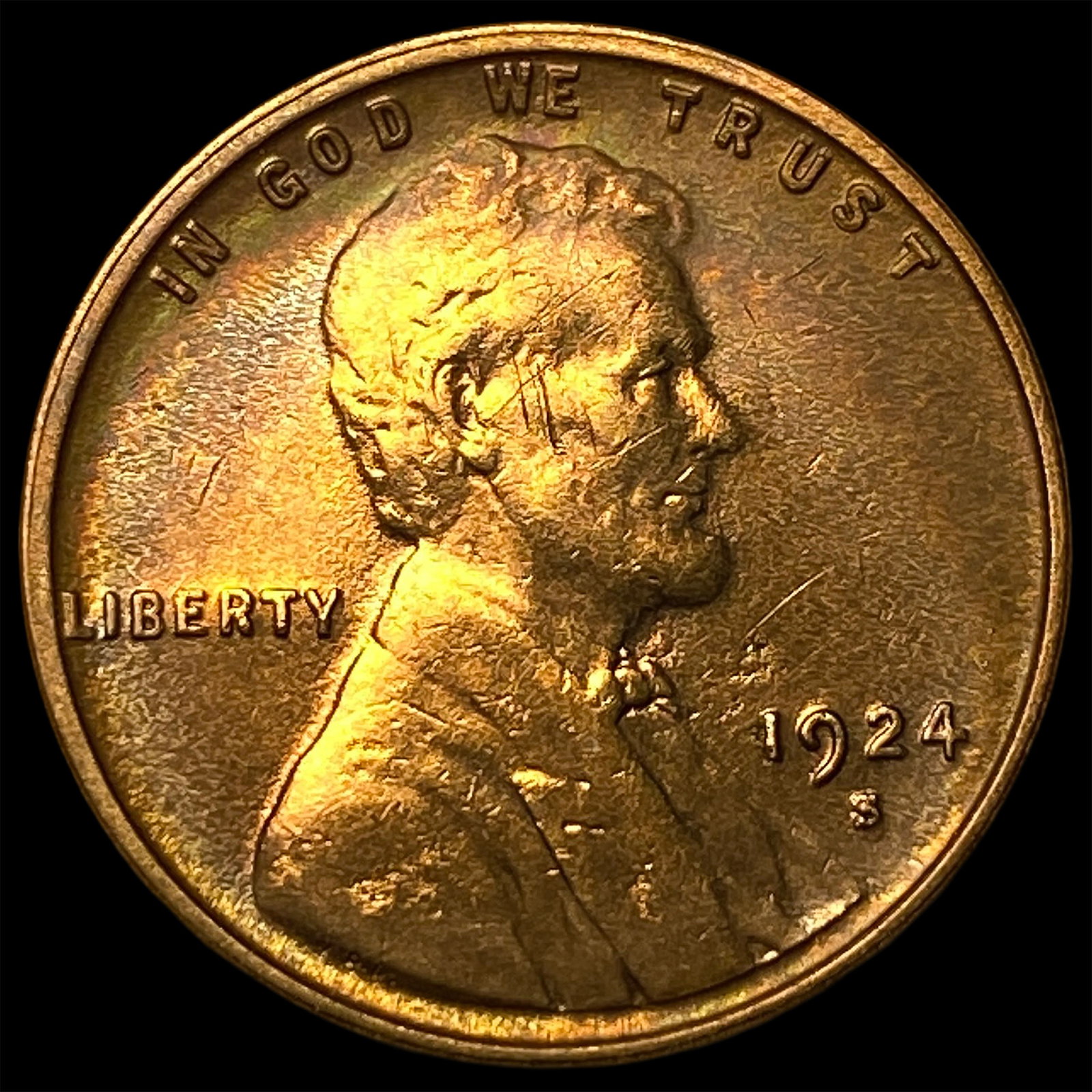 1924-S Lincoln Wheat Cent UNCIRCULATED: 1924-S Lincoln Wheat Cent UNCIRCULATED