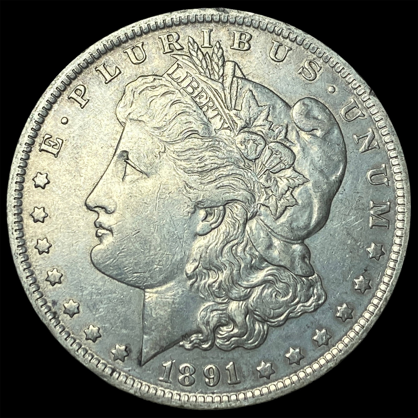 1891-O Silver Morgan Dollar CLOSELY UNCIRCULATED: 1891-O Silver Morgan Dollar CLOSELY UNCIRCULATED
