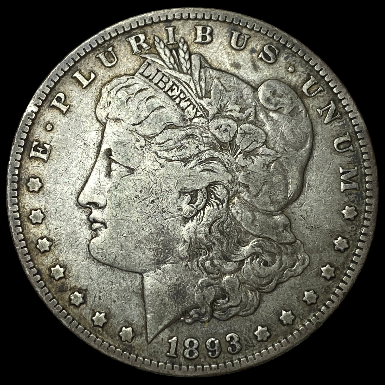 1893 Morgan Silver Dollar LIGHTLY CIRCULATED: 1893 Morgan Silver Dollar LIGHTLY CIRCULATED