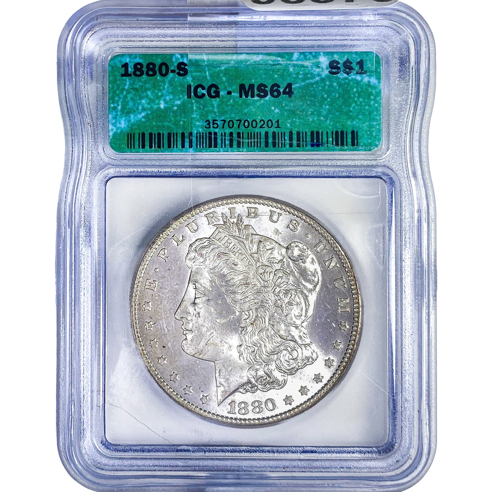 1880-S Morgan Silver Dollar ICG MS64 (1 of 2)