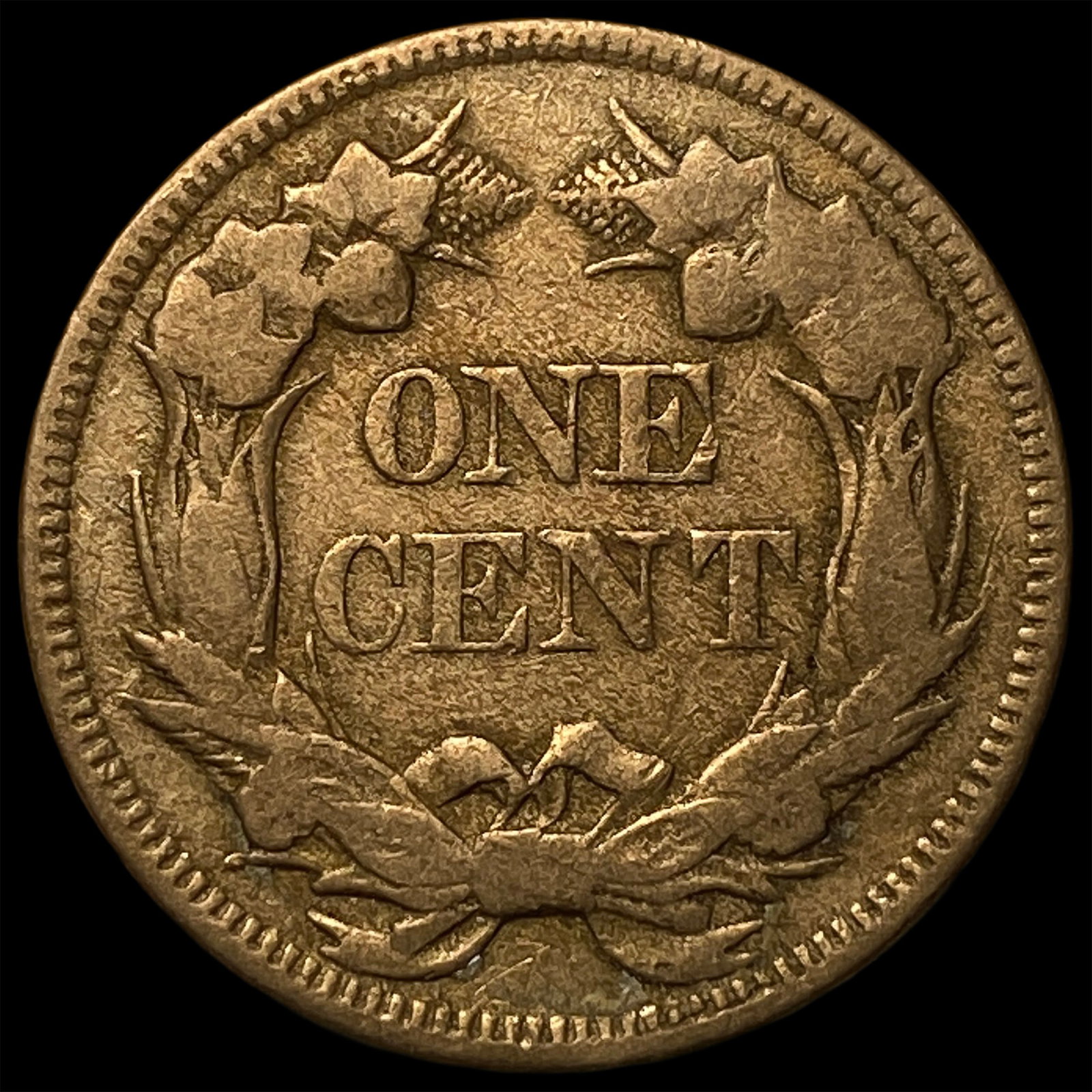 1857 Flying Eagle Cent NEARLY UNCIRCULATED - 2