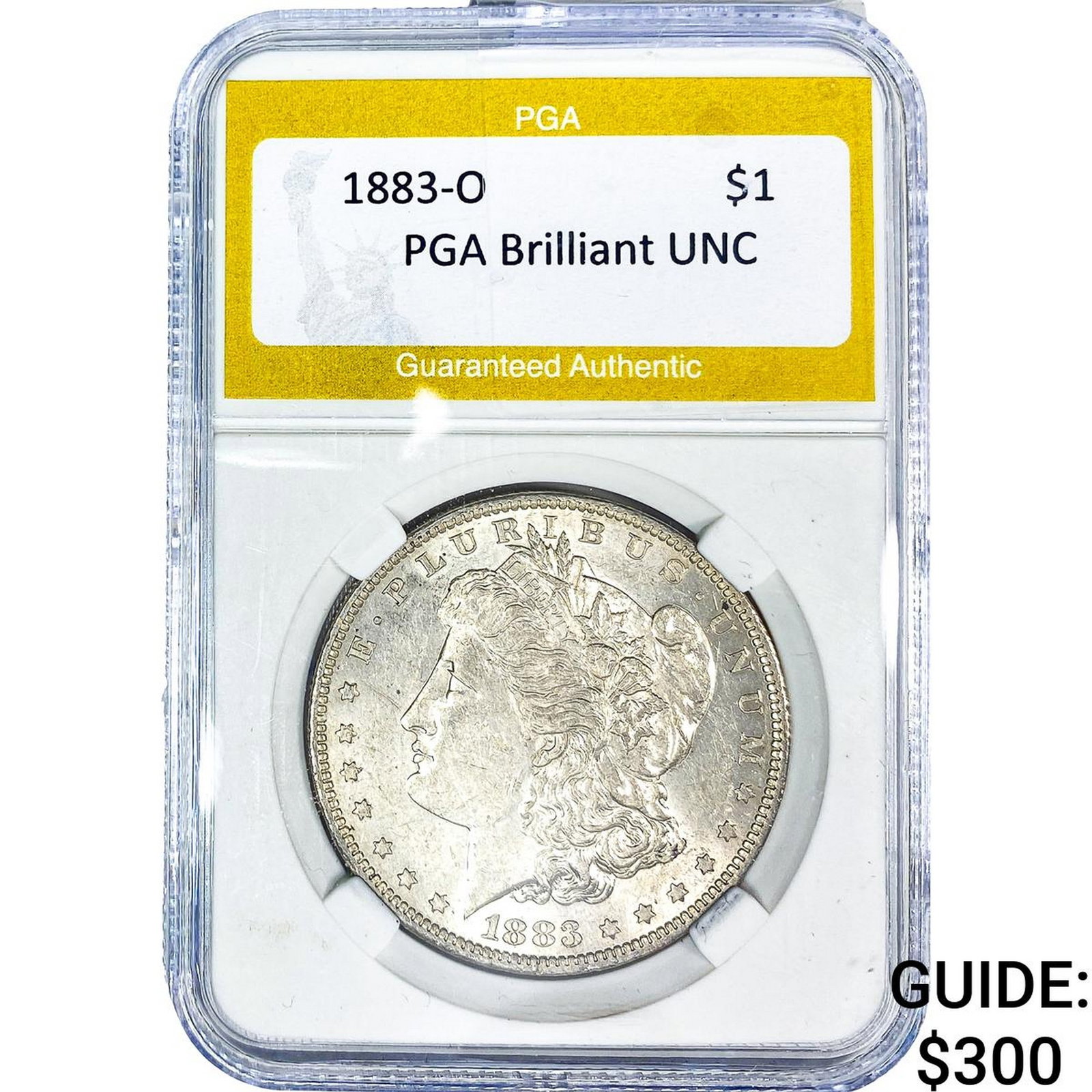 1883-O Morgan Silver Dollar PGA Brilliant UNC (1 of 2)