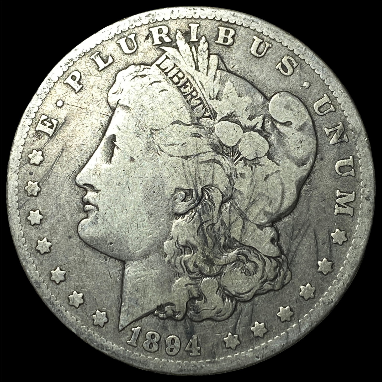 1894-O Silver Morgan Dollar NICELY CIRCULATED: 1894-O Silver Morgan Dollar NICELY CIRCULATED