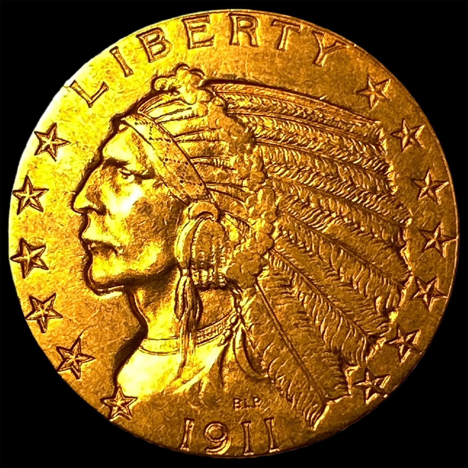 1911 Indian Head Half Eagle $5 Gold UNCIRCULATED: 1911 Indian Head Half Eagle $5 Gold UNCIRCULATED