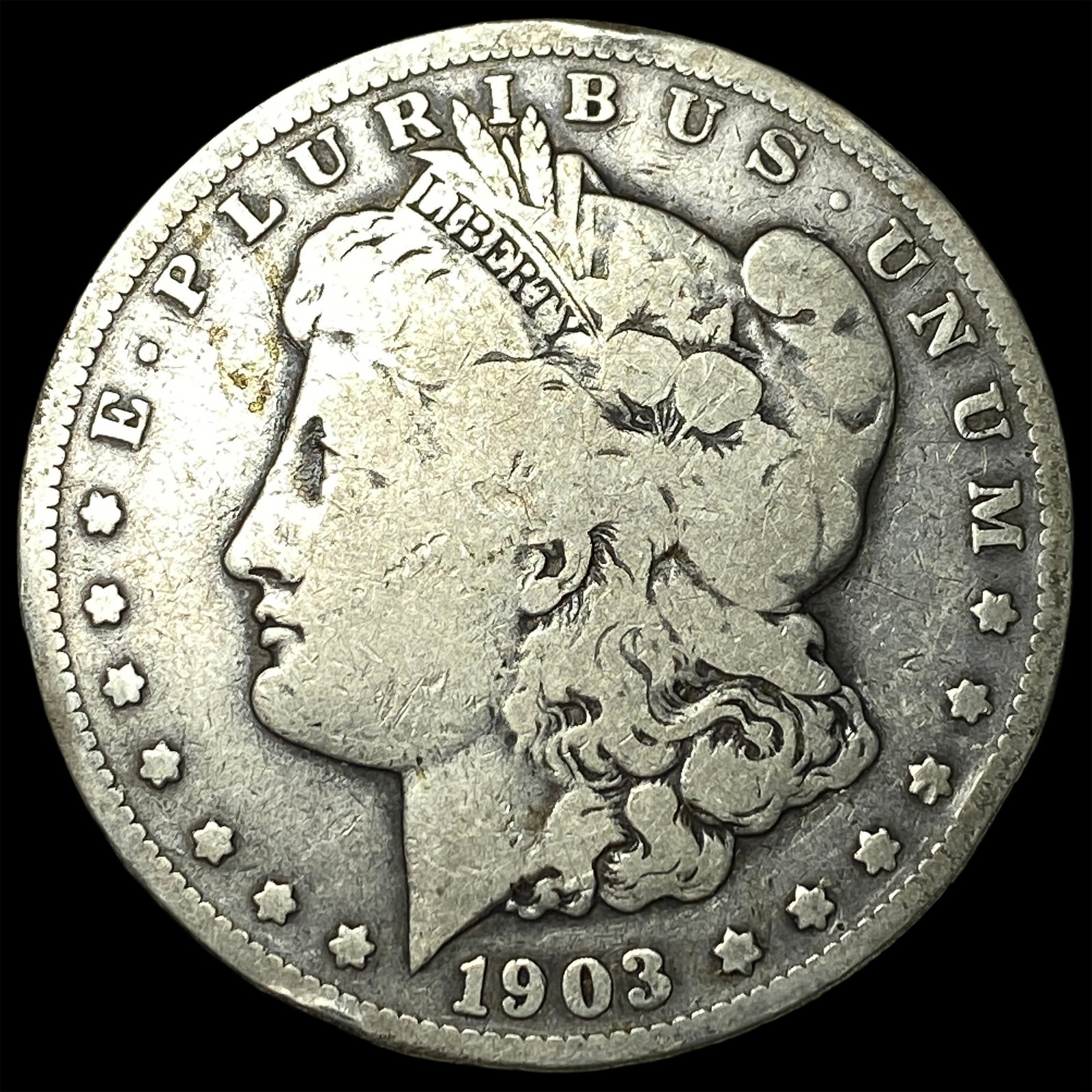 1903-S Silver Morgan Dollar LIGHTLY CIRCULATED: 1903-S Silver Morgan Dollar LIGHTLY CIRCULATED