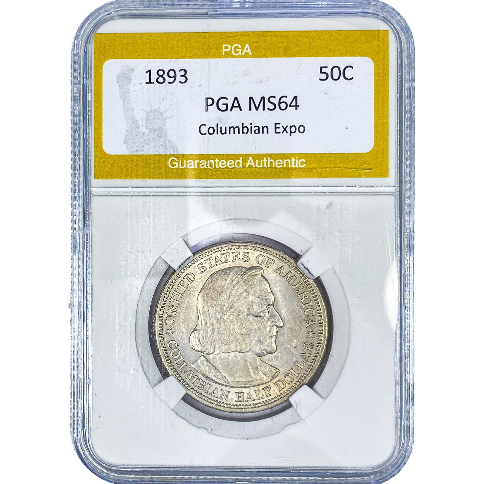 1893 Columbian Expo Half Dollar PGA MS64 (1 of 2)