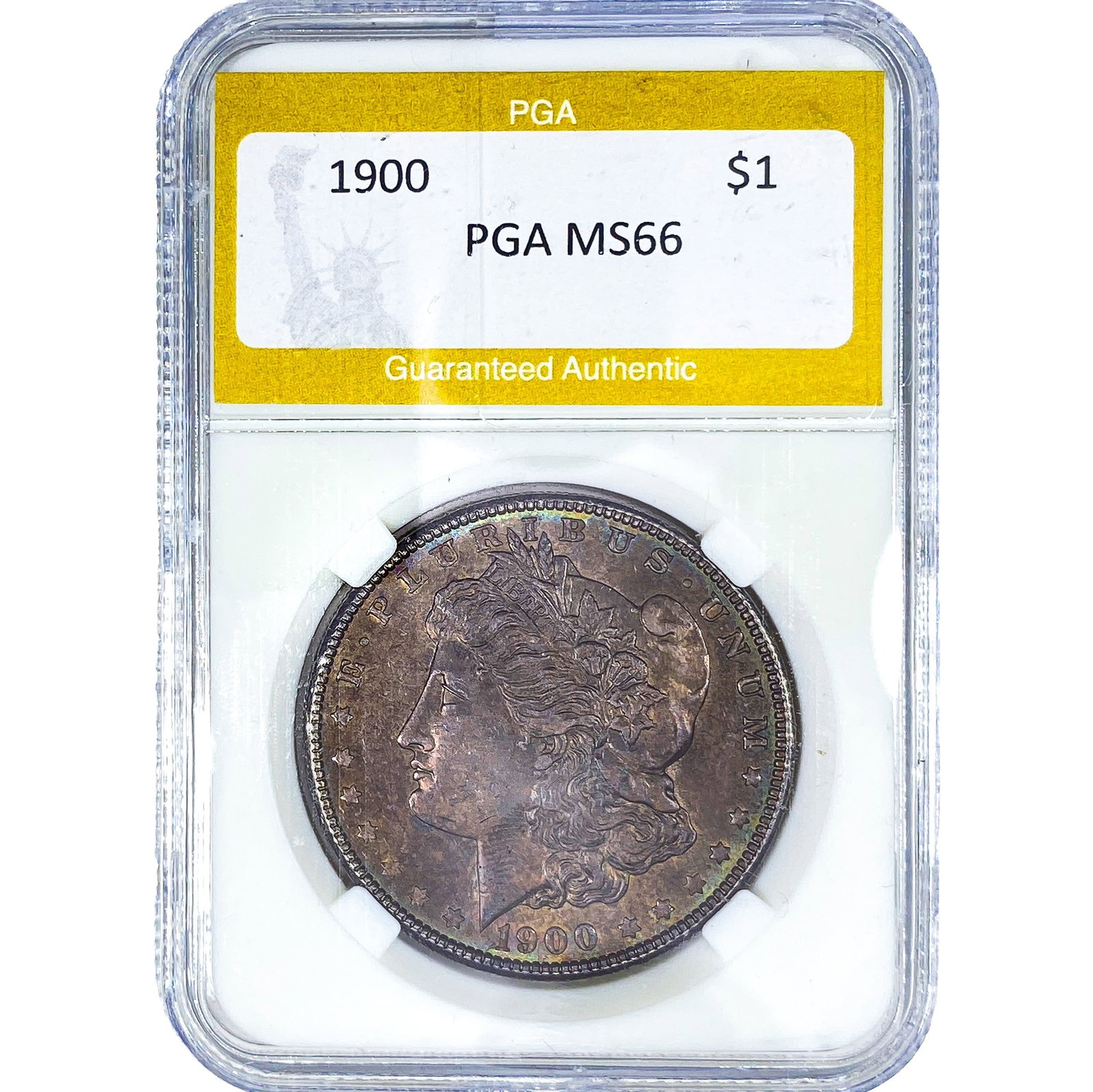 1900 Morgan Silver Dollar PGA MS66: 1900 Morgan Silver Dollar PGA MS66
