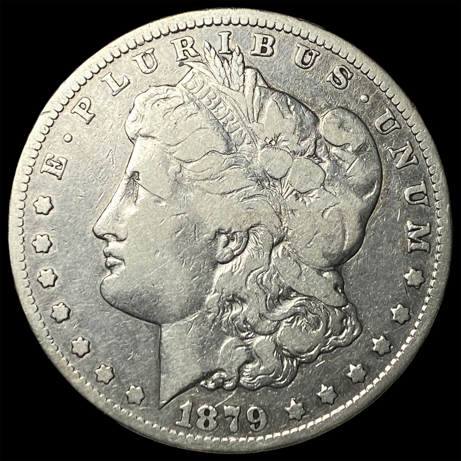 1879-S Silver Morgan Dollar LIGHTLY CIRCULATED: 1879-S Silver Morgan Dollar LIGHTLY CIRCULATED