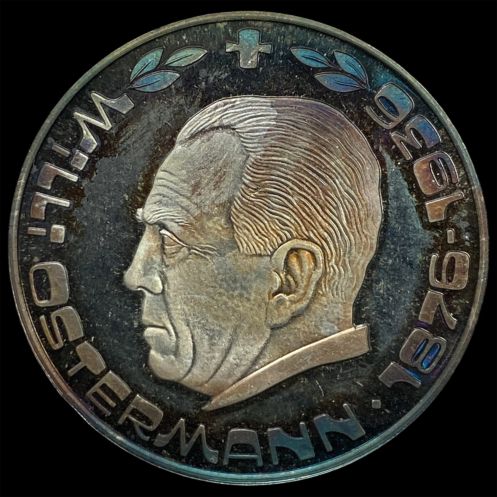 1976 German 150 Jahre Festkomitee W. Ostermann silver medal GEM PROOF (1 of 2)
