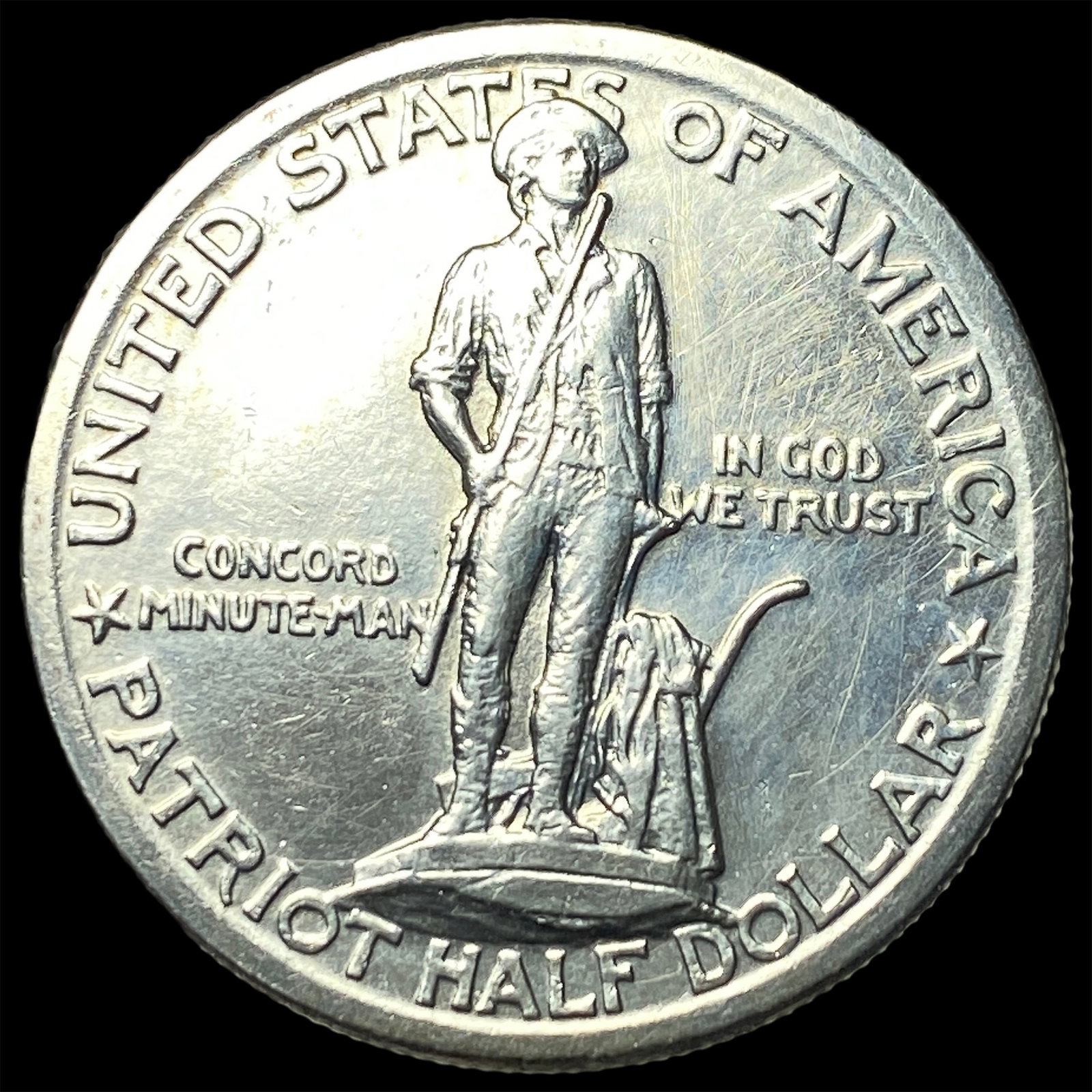 1925 Silver Lexington-Concord Half Dollar GEM BU: 1925 Silver Lexington-Concord Half Dollar GEM BU