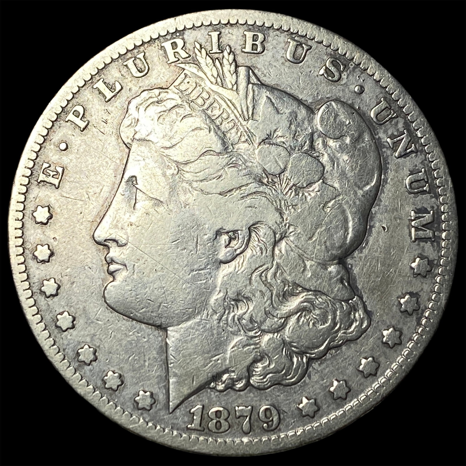 1879-CC Silver Morgan Dollar LIGHTLY CIRCULATED: 1879-CC Silver Morgan Dollar LIGHTLY CIRCULATED