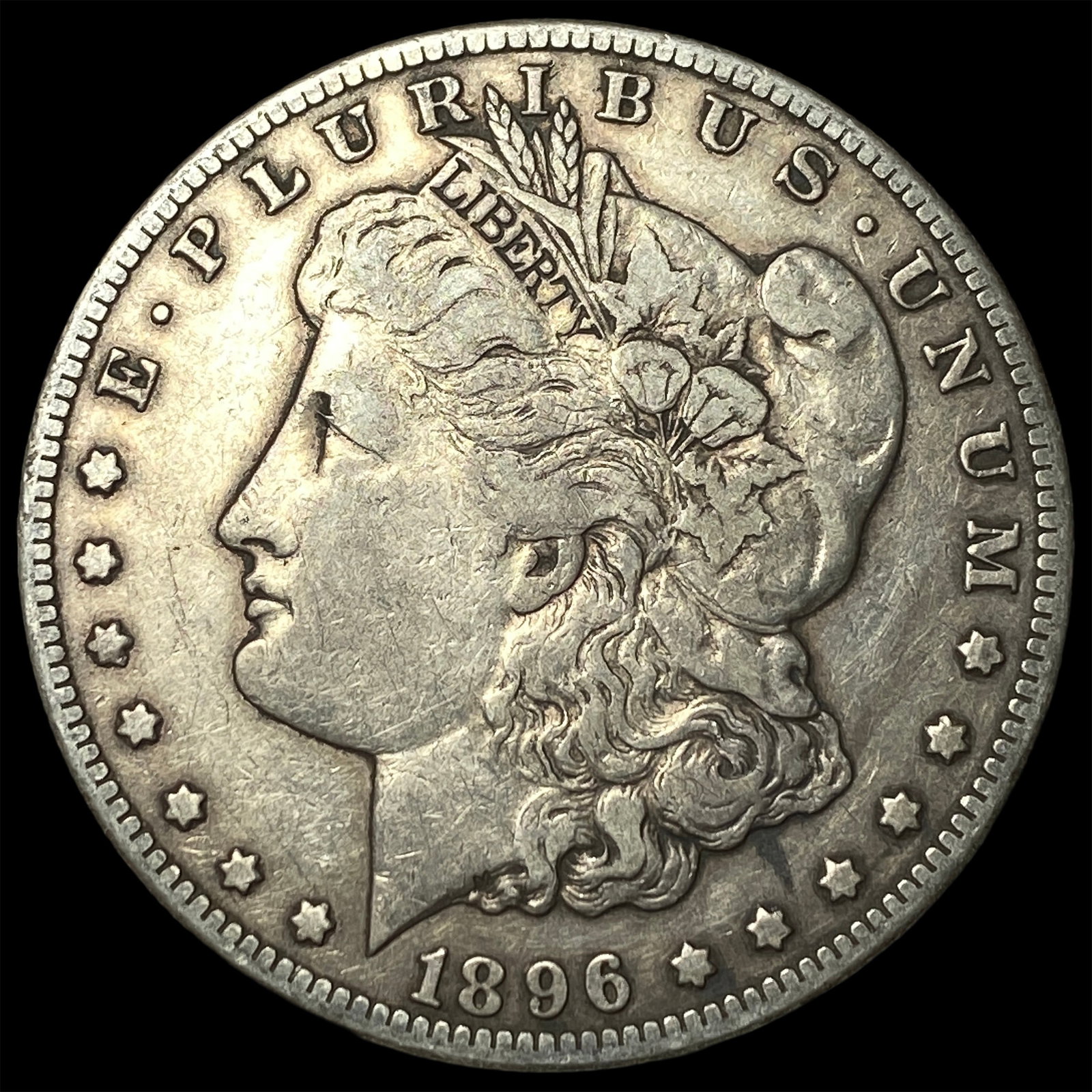 1896-S Silver Morgan Dollar NEARLY UNCIRCULATED: 1896-S Silver Morgan Dollar NEARLY UNCIRCULATED