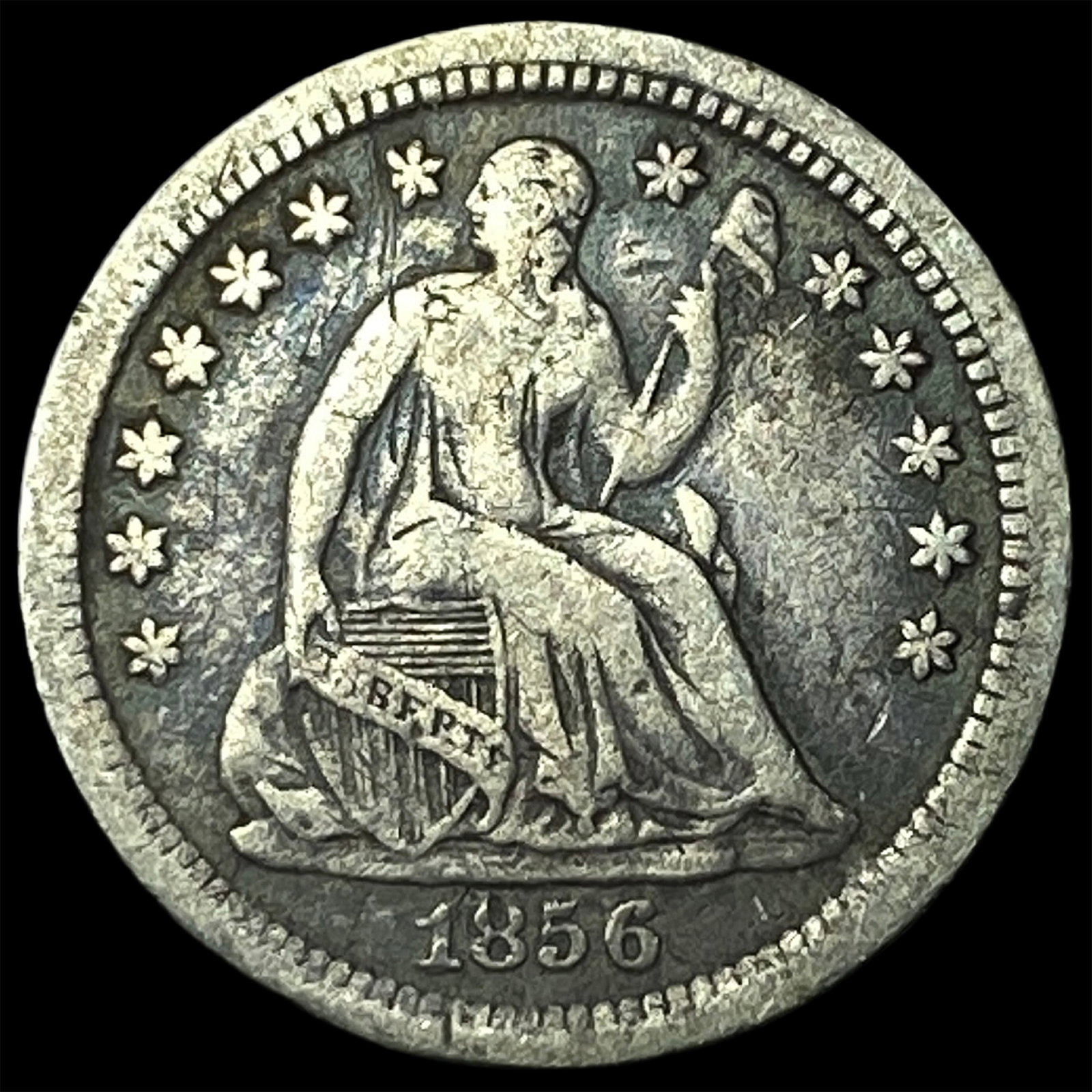 1856-O Silver Half Dime LIGHTLY CIRCULATED: 1856-O Silver Half Dime LIGHTLY CIRCULATED