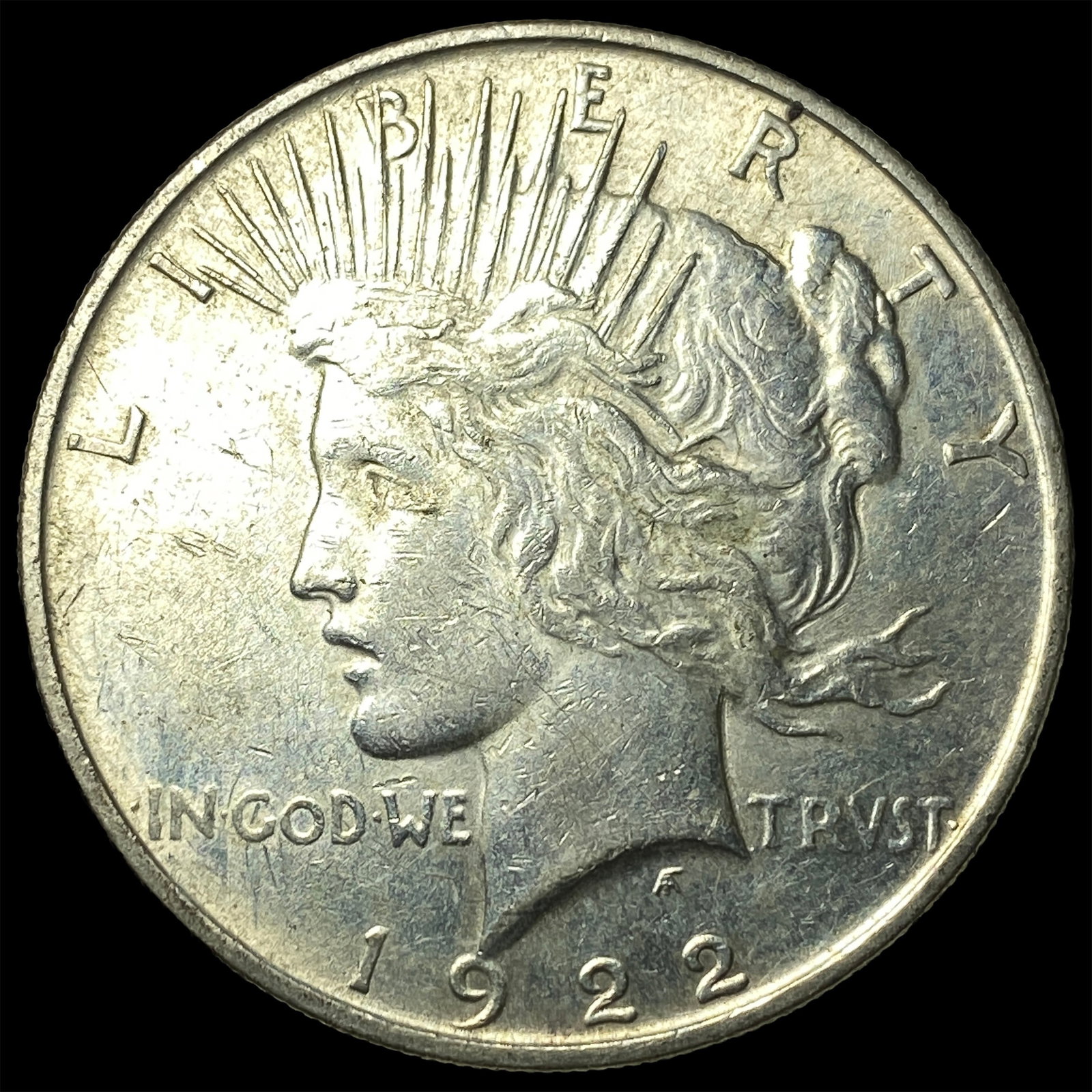 1922 Silver Peace Dollar NEARLY UNCIRCULATED: 1922 Silver Peace Dollar NEARLY UNCIRCULATED