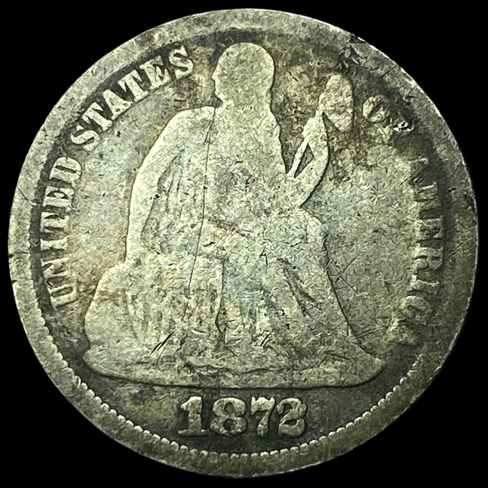 1878 Seated Liberty Dime LIGHTLY CIRCULATED: 1878 Seated Liberty Dime LIGHTLY CIRCULATED