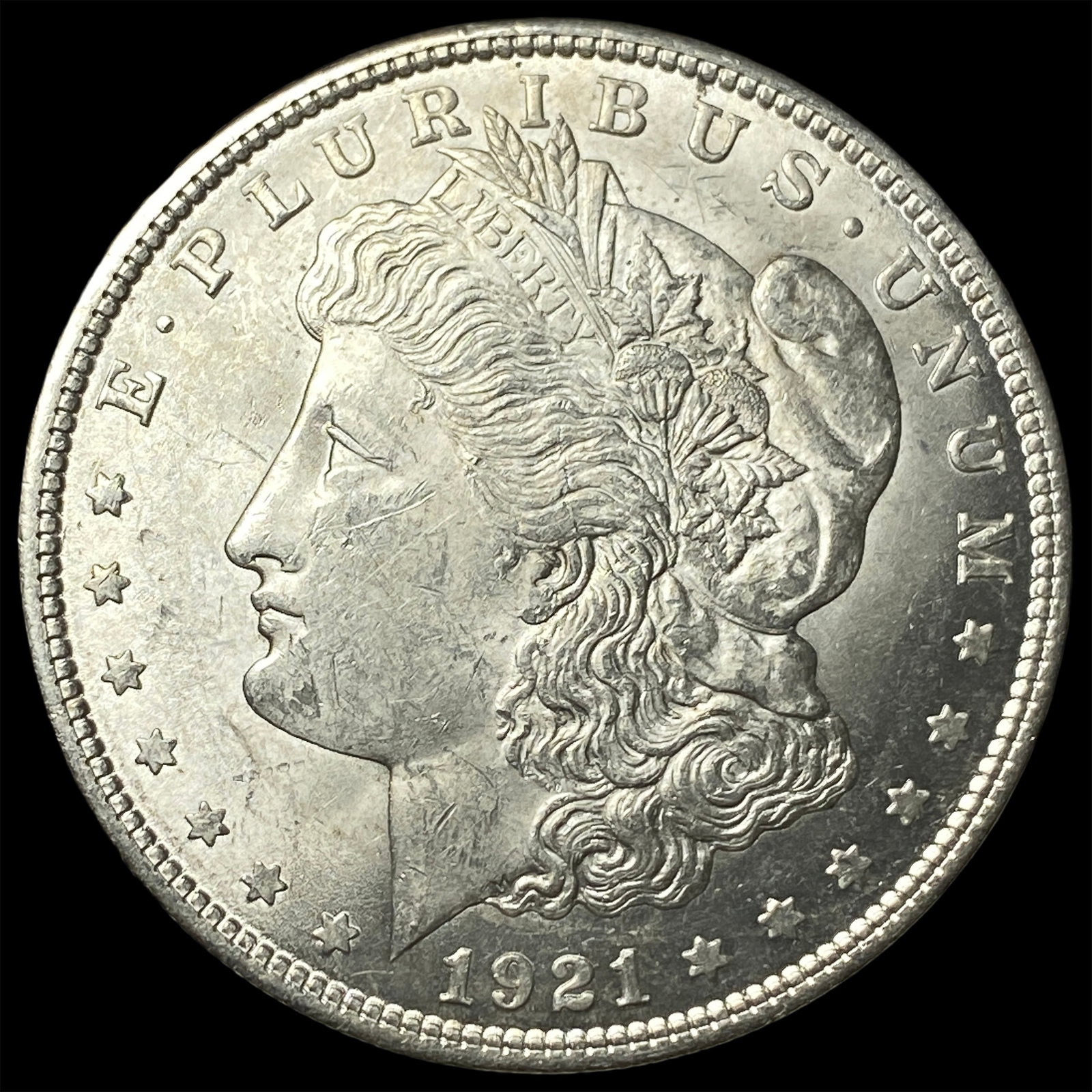 1921 Silver Morgan Dollar UNCIRCULATED: 1921 Silver Morgan Dollar UNCIRCULATED