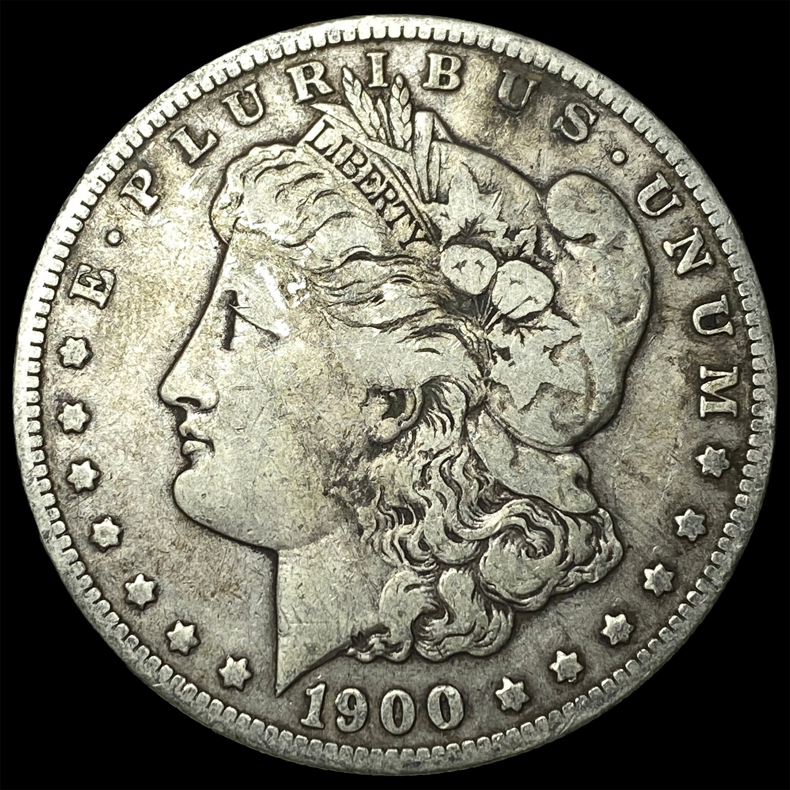 1900-S Silver Morgan Dollar NEARLY UNCIRCULATED: 1900-S Silver Morgan Dollar NEARLY UNCIRCULATED